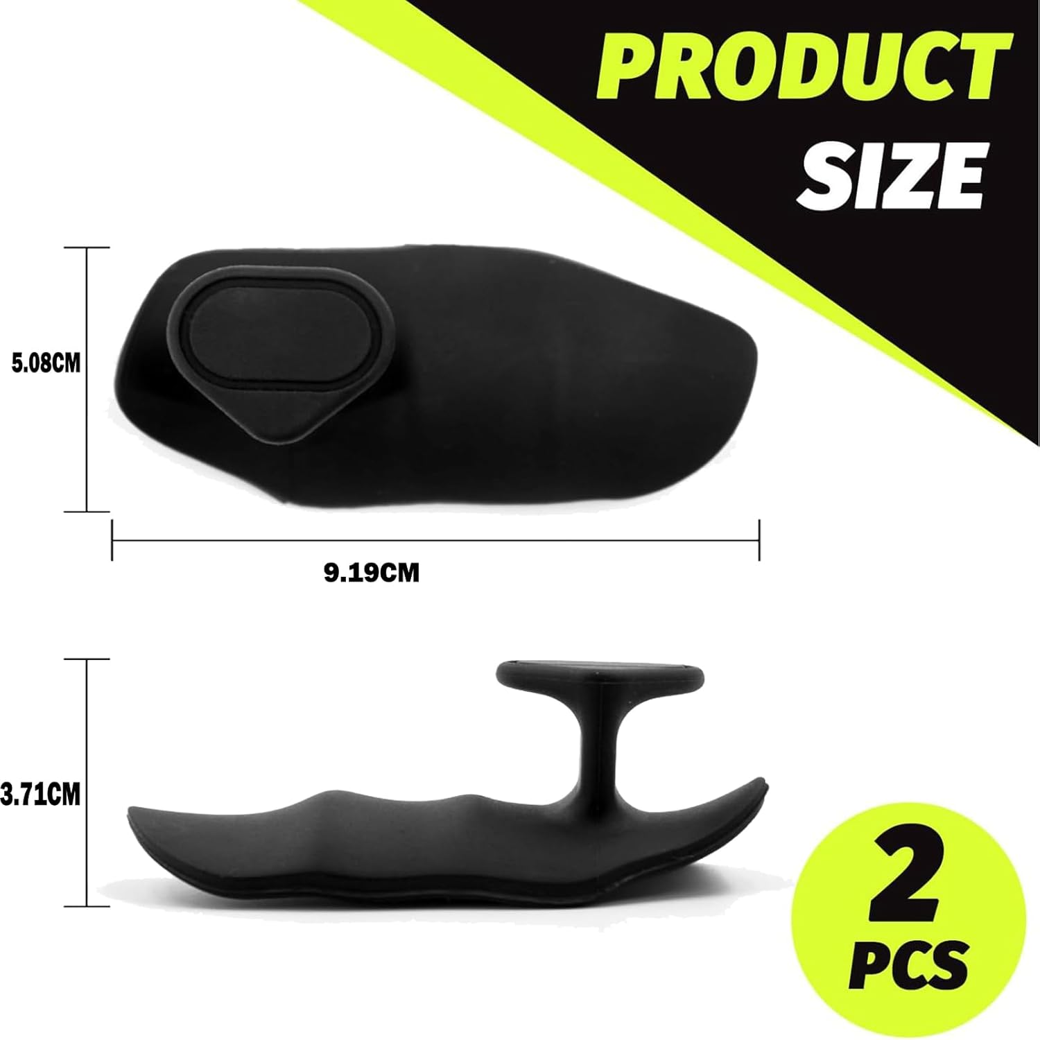 Original Weight Lifting Grips for Men Women Deadlifts, Rows, Ergonomics Workout Rubber Gym Grips Pads for Palm Protection, Fingerless Workout Gloves for Men Exercise Bodybuilding image number 4