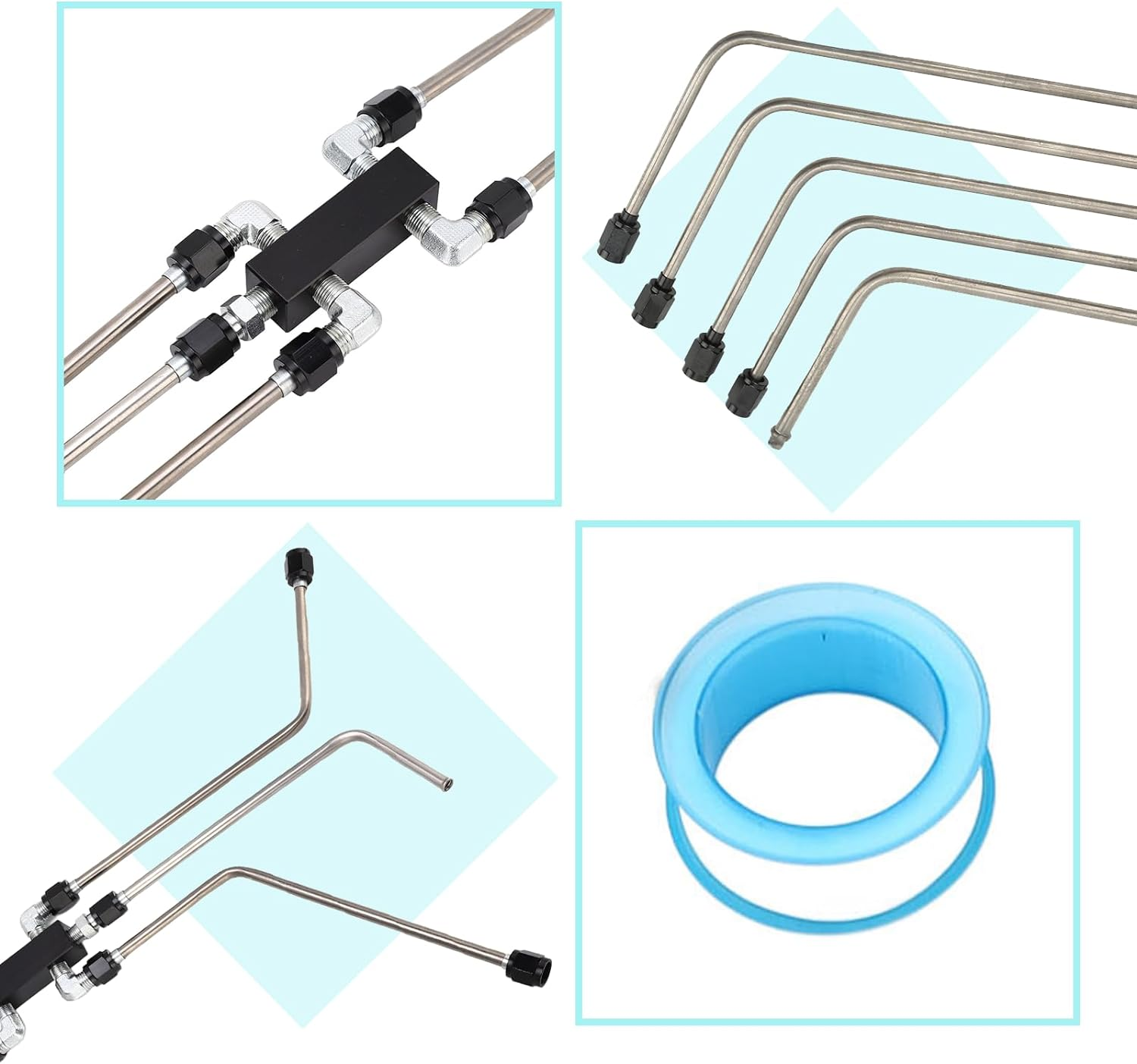 Gugxiom LS Coolant Crossover Steam Vent Kit, Handmade LS Steam Vent Kit, Steam Port Kit, Black Anodized LS Steam Port Kit for LS1 LS2 LS3 LS6 LS7 LSX Engines, Etc. (Gugxiomc84Ayidkg2) image number 5