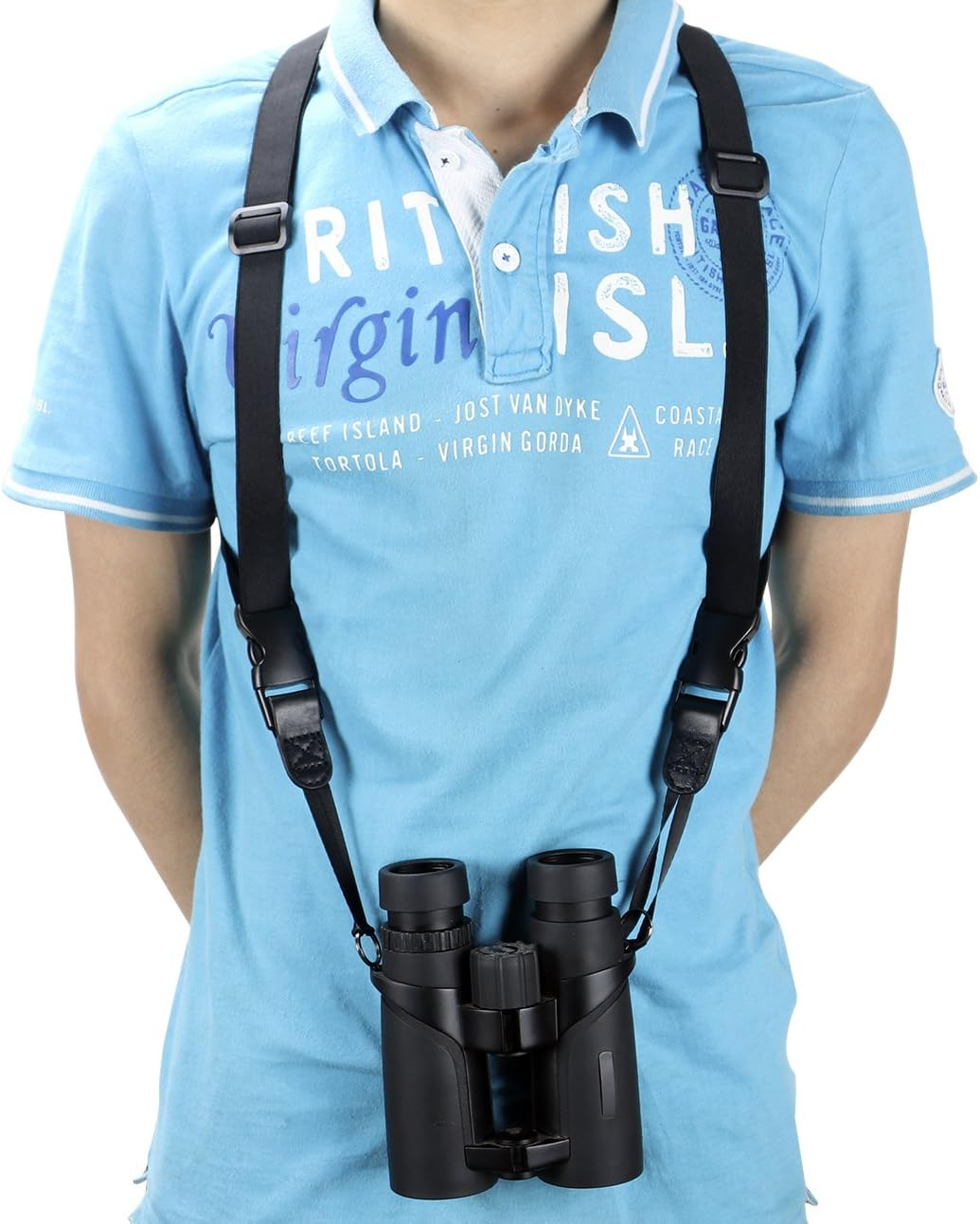 TOURBON Adjustable Binocular Harness Telescope Belt Quick Release Camera Strap