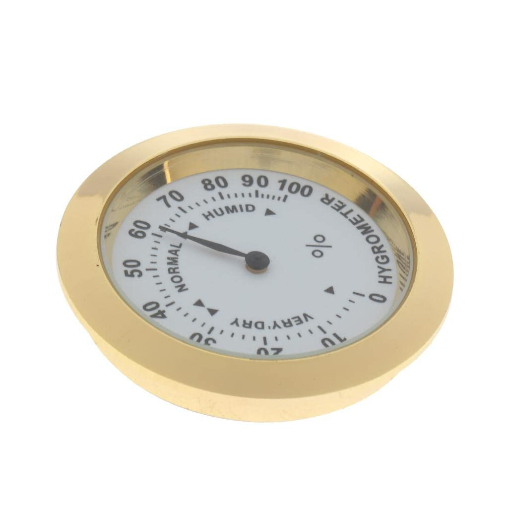 KESOTO Golden Hygrometer Guitar Moisture Monitor for Hotel, Home, Office image number 4