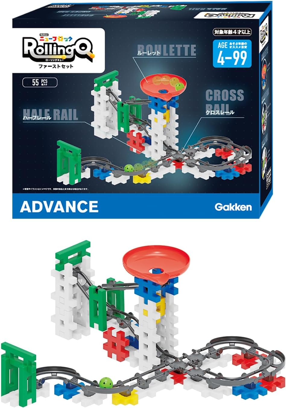 Gakken 83743 New Block Rolling Cue First Set image number 2