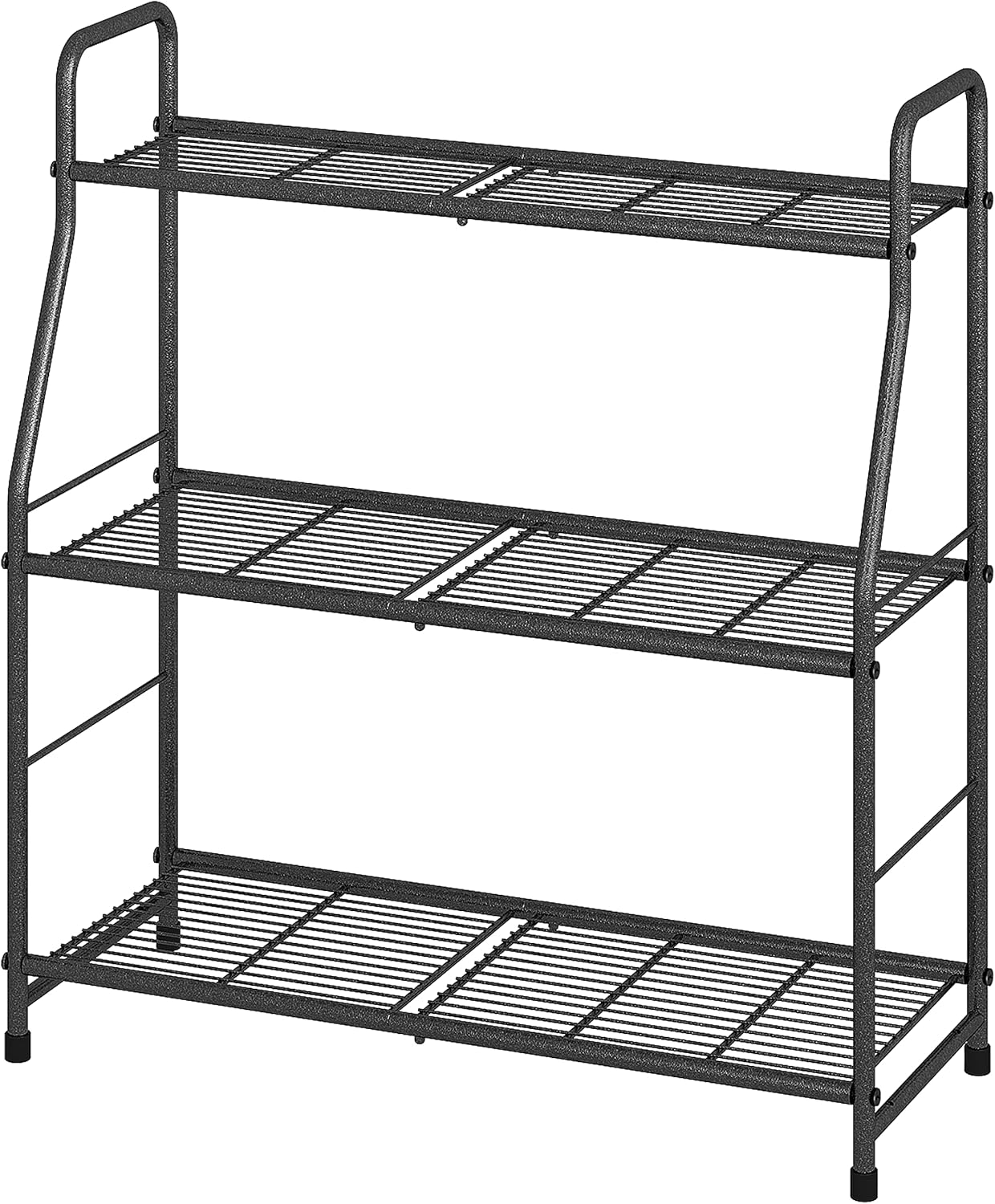 Simple Trending Plant Stand Outdoor Indoor 3 Tier Metal Waterproof Plant Shelf for Living Room Balcony Garden image number 5