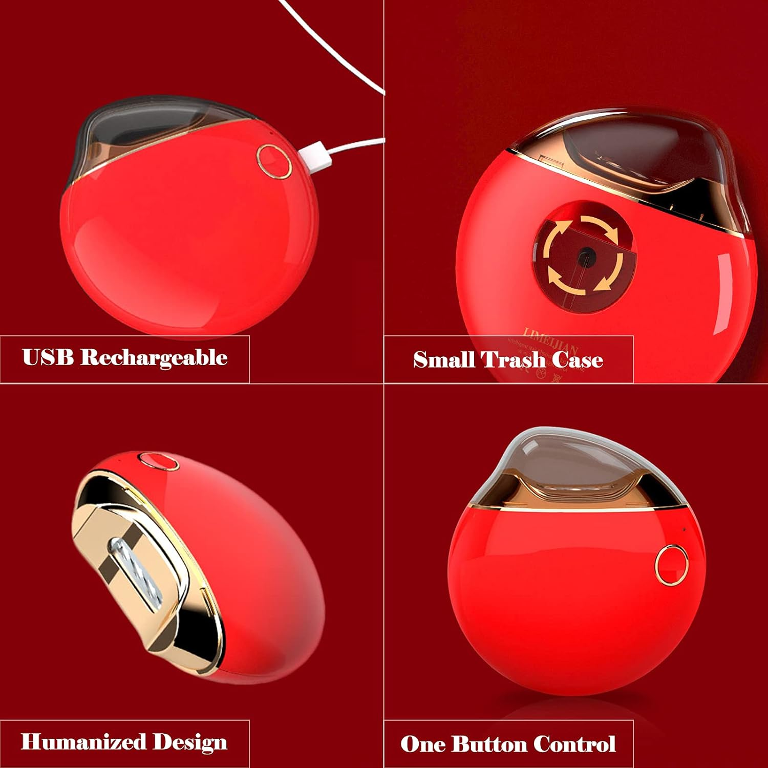 Kstyhome Electric Nail Clipper USB Rechargeable Nail Trimmer Clipper Automatic Baby Nail File for Kids Adults Elderly Fingernail Care - Black image number 5