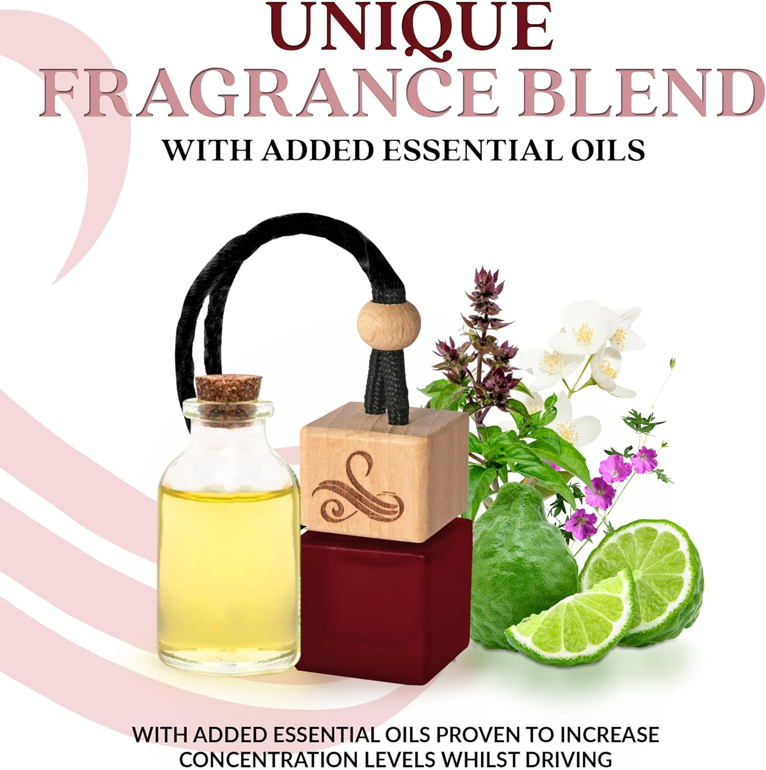 Carat Rouge Car Air Freshener for Women | Baccarat Rouge 540 Car Scents for Women | Car Fragrances - Carat Rouge by Perfa image number 1