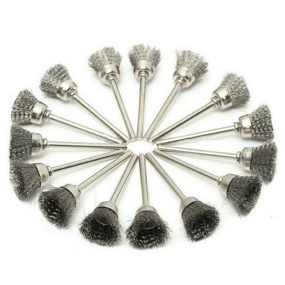 Stainless Steel Wire Brush Set for Dremel Tools 45 PCS image number 1