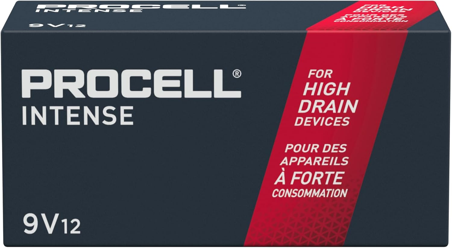 Procell Intense Power Alkaline 9V 24 Batteries image number 3