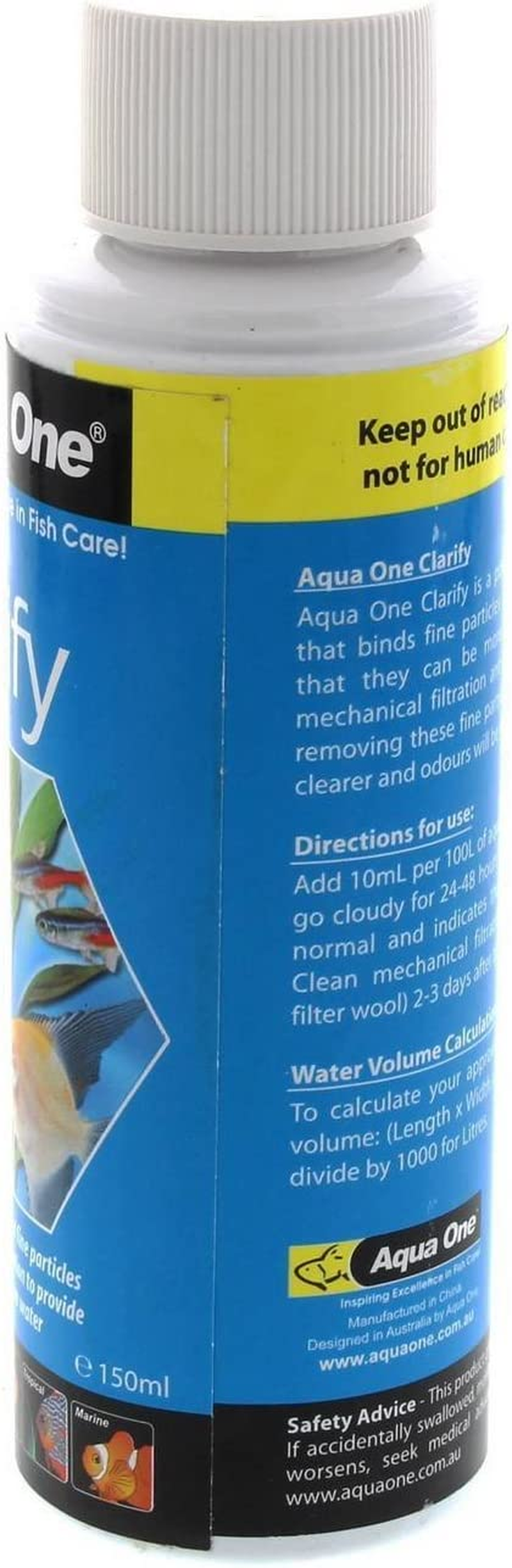 Aquarium Treatment Micro Water Clarifier 150Ml Fish Tank 92147 Aqua One Cleaning image number 3