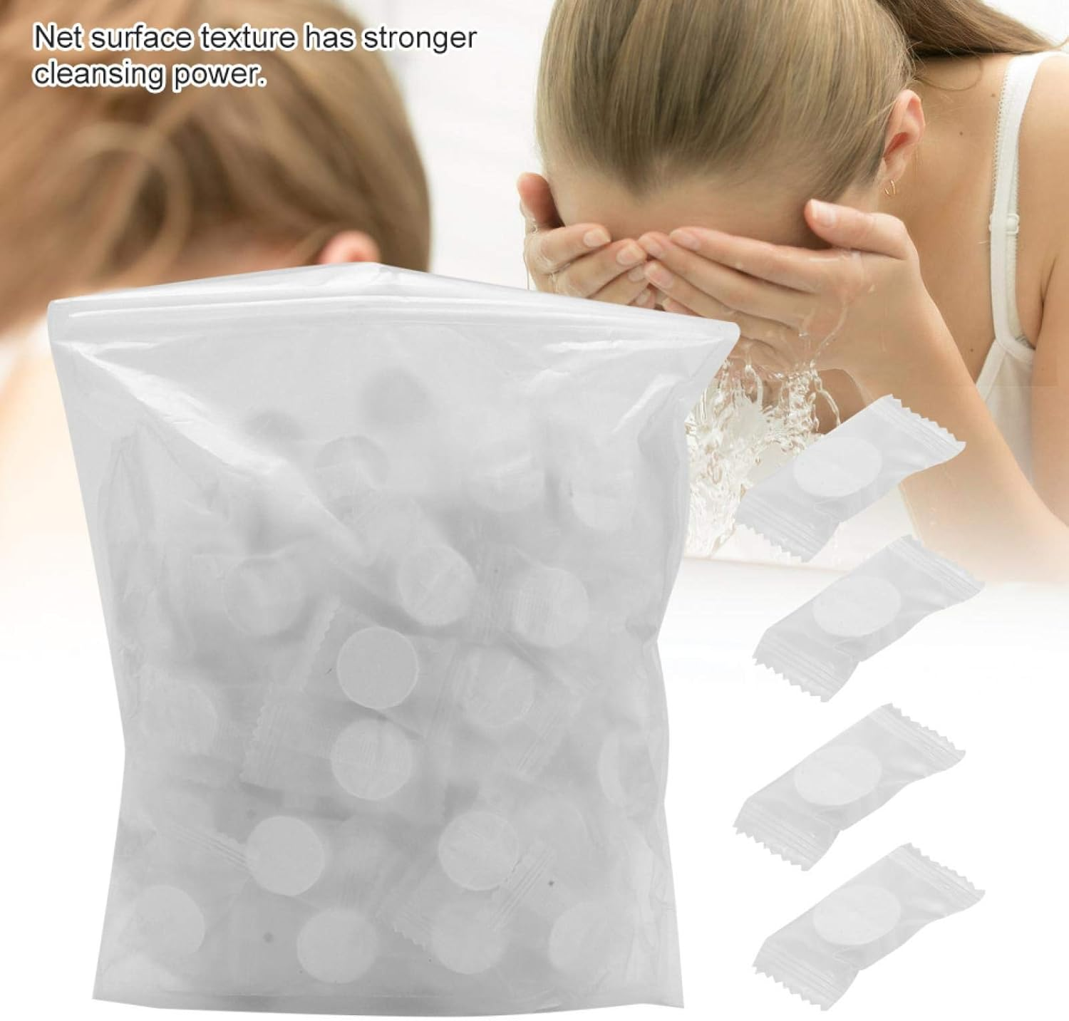 100Pcs Portable Towel, Cotton Compressed Towel, for Business Trip No Stimulation Portable Outdoor image number 2