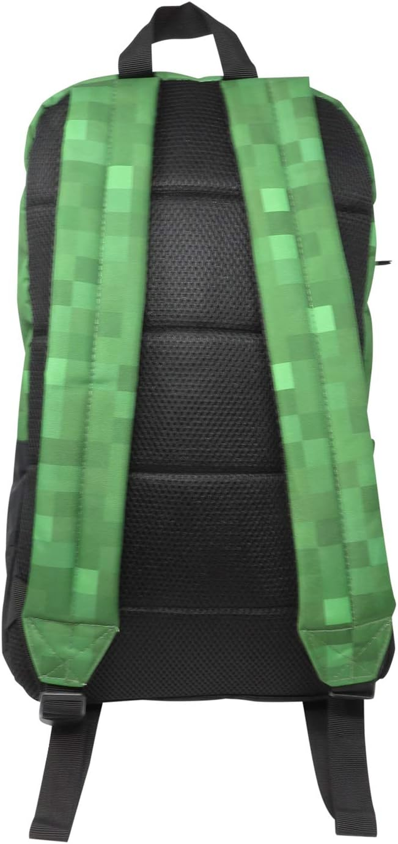 Minecraft Creeper Allover Print Backpack Bookbag, Green, One Size, Traveling