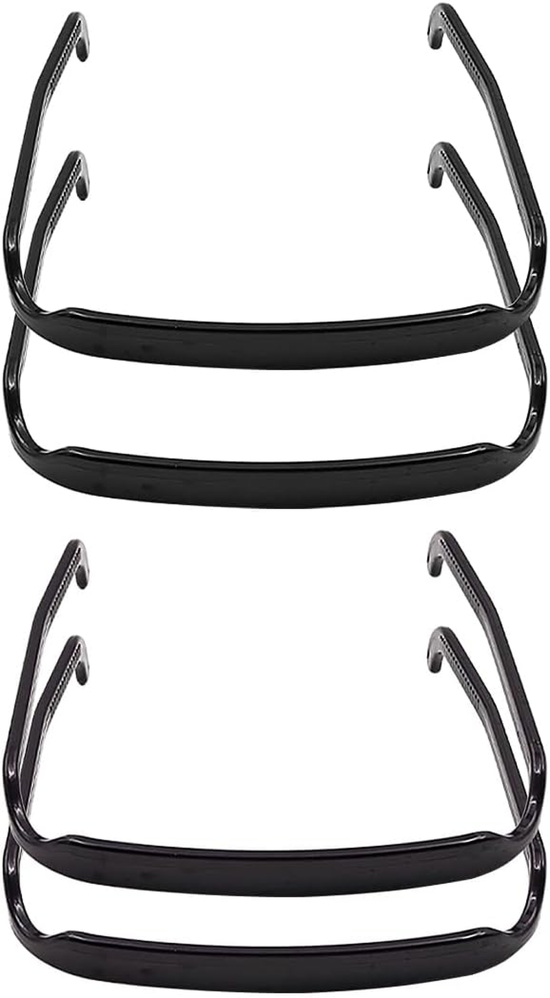 ANCLLO 4Pcs Square Headband,Hair Bands,Sunglasses Headband, Curly Hair Plastic Hair Hoop Hairband, Hairstyle Fixing Tool, Easy Get Volume and Style Hair without the Headache image number 6