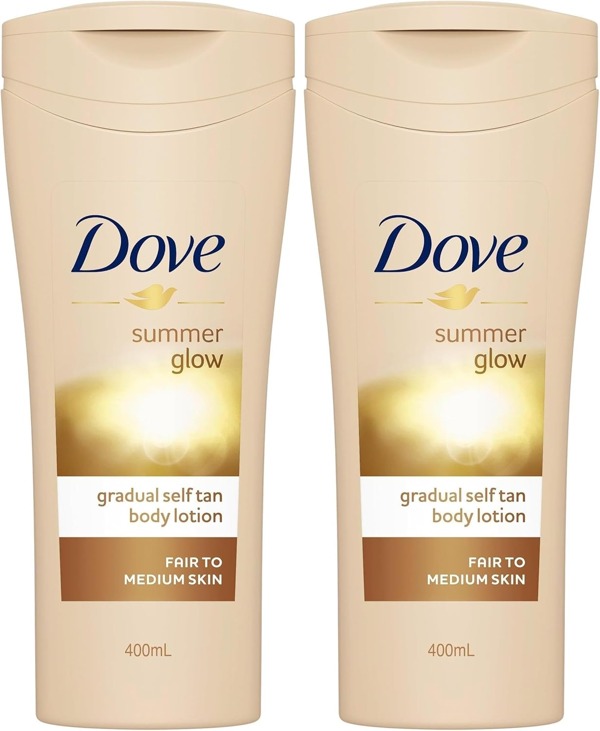 Dove Summer Glow Body Lotion Medium to Dark Skin, 400Ml image number 4