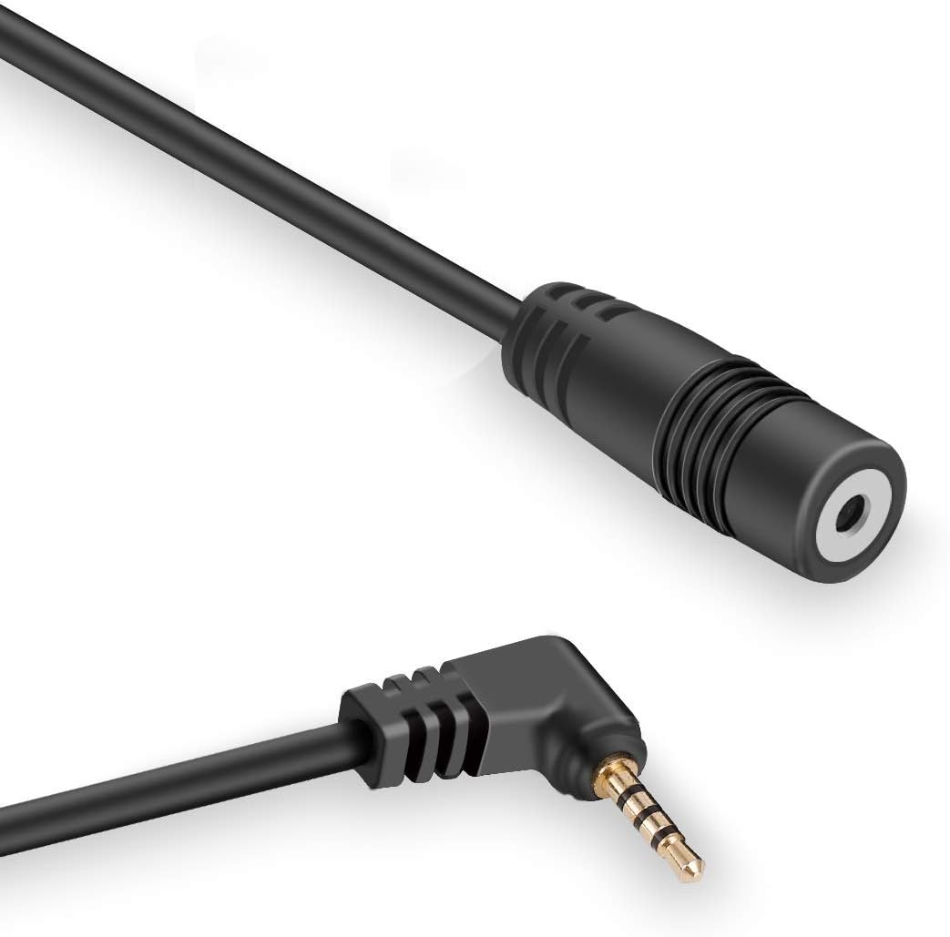 Dash Cam Backup Camera Extension Cord,16.5 Ft 2.5Mm Male to Female Car Rear View Camera Extension Cable image number 2