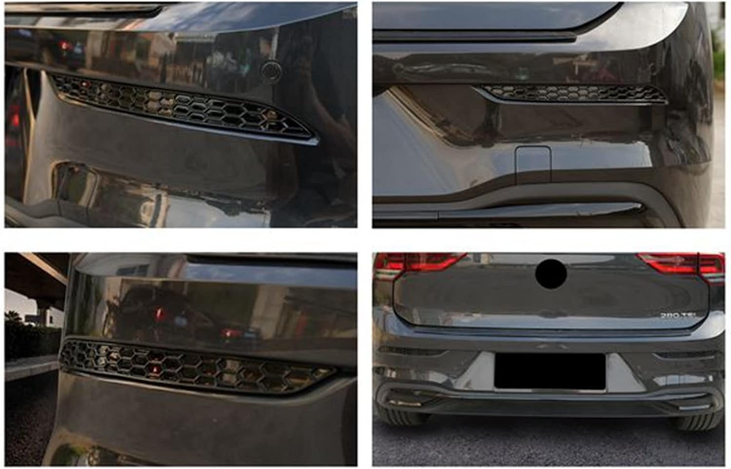 Tuperoymse Car Reflective Strips Honeycomb Reflector Strips For- Golf 8 MK8 2020-2022 image number 3