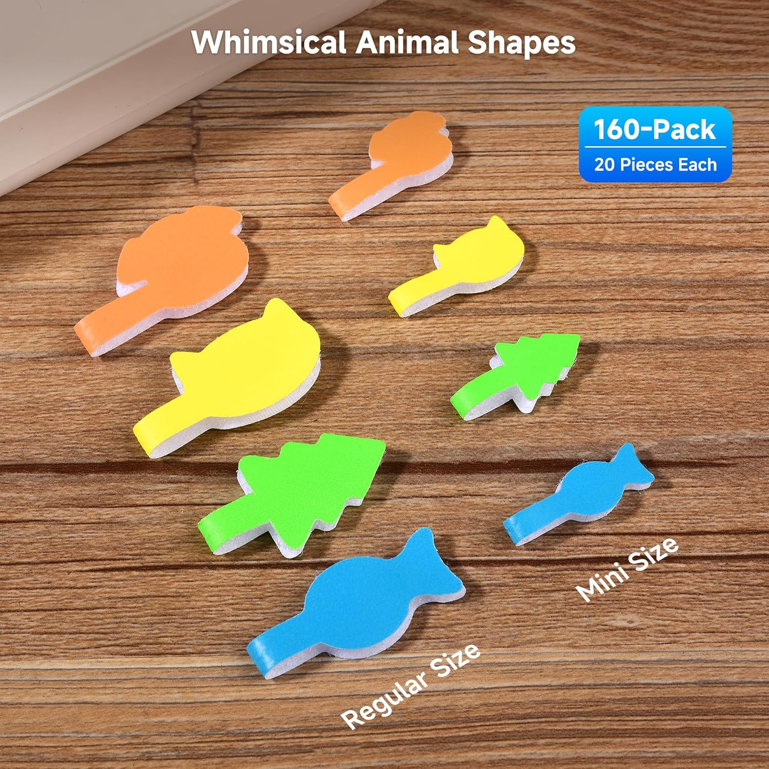 Cable Matters 160-Pack Animal-Shaped Reusable Cable Labels - Cord Labels for Electronics, Writeable and Dual-Sized Wire Tags for Cable Management image number 3