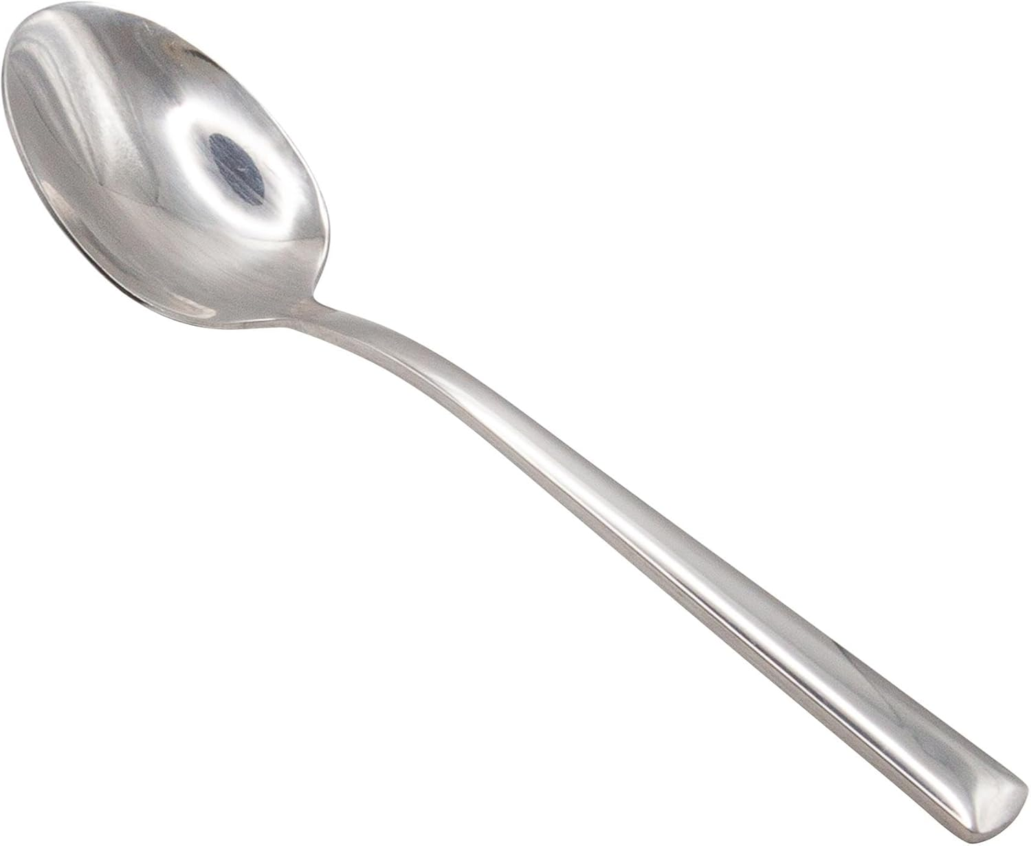 Argon Tableware Tondo Stainless Steel Teaspoons - 14Cm - Pack of 6 - Silver Tea Spoons High Polished Metal Dishwasher Safe 6-Piece Tea Coffee Sugar Cutlery Set image number 1