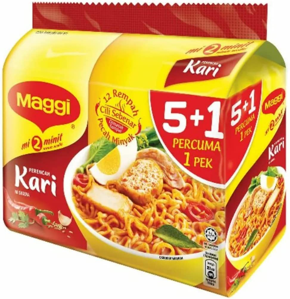 Nestle Maggi Mee Curry Noodle, 5X79 G image number 5