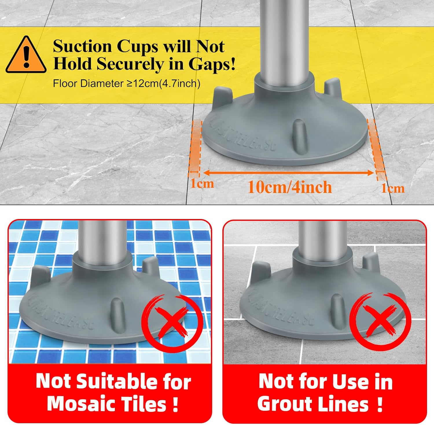 Toilet Safety Rails, Adjustable Handicap Toilet Seat with Handles over Toilet, Sturdy Toilet Handles for Elderly and Disabled, Stable Toilet Safety Support Rails Frame with Arms for Seniors image number 3