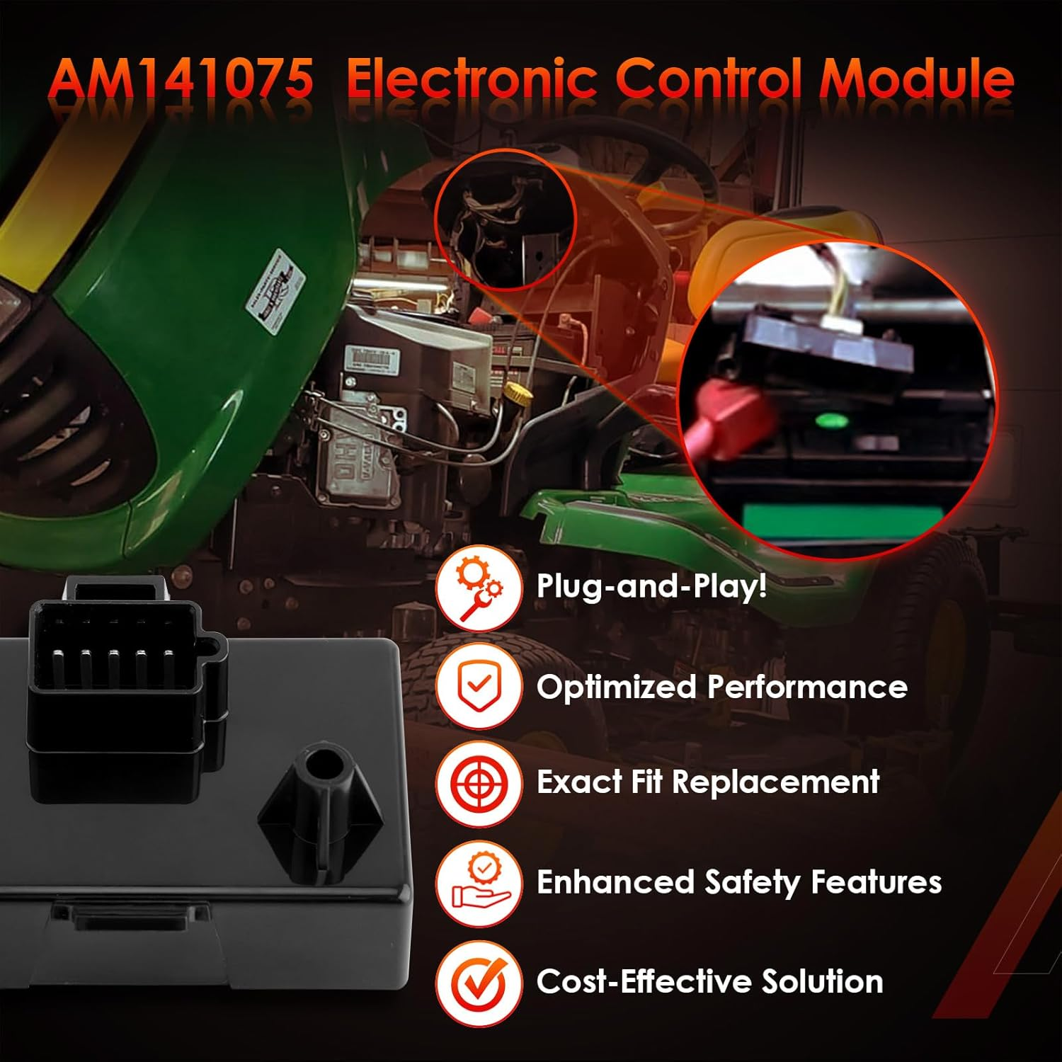 AM141075 Electronic Control Unit Module image number 3