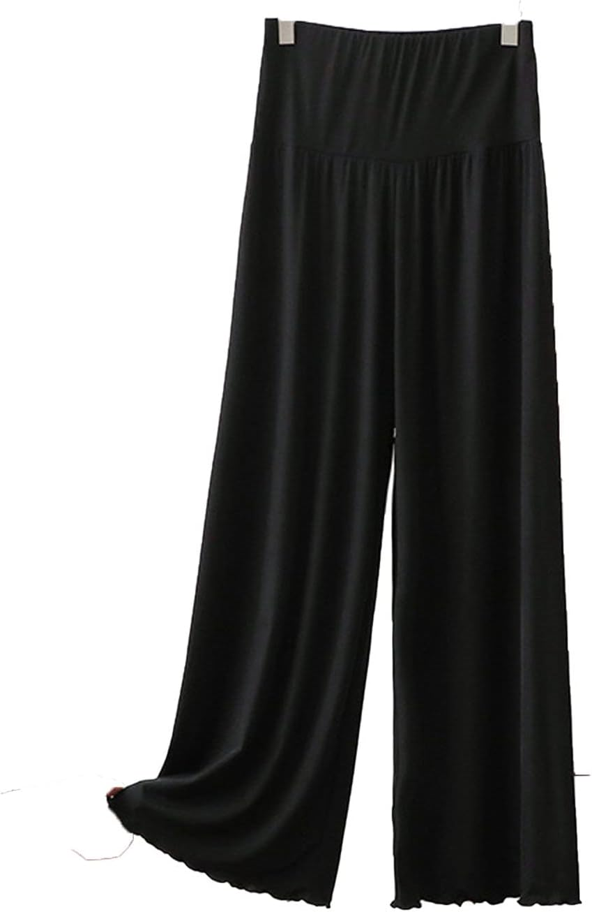 DGHM-JLMY Women'S Loose Maternity Wide Leg Pants Casual Cozy Yoga Sweatpants Comfy High Waisted Sports Lounge Pants