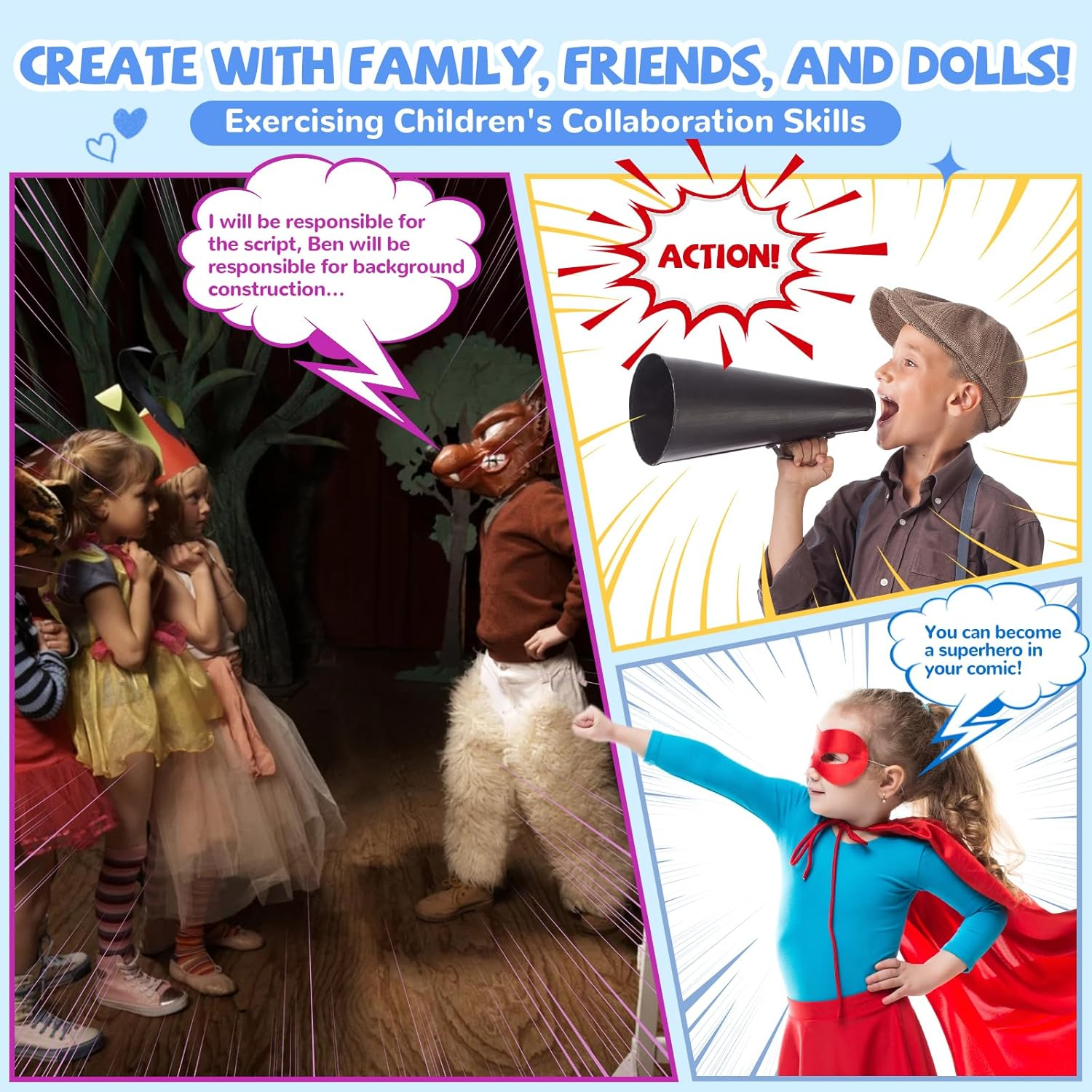 Kids Camera Instant Print - Christmas Birthday Girls Gifts Boys for Age 3 4 5 6 7 8 9 10 Year Old, 2.4 Inch Screen Kids Instant Camera, Kid Digital Video Cameras Toys with 32 GB SD Card image number 4