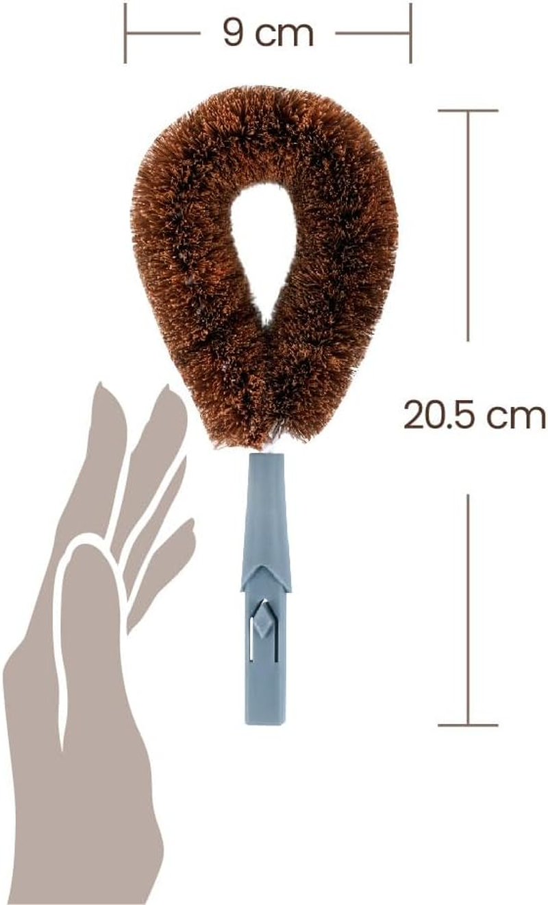 Eco Basics 20.5Cm Coconut Dish/Pot Brush Refills Kitchen Cleaning Nylon Bristle image number 5