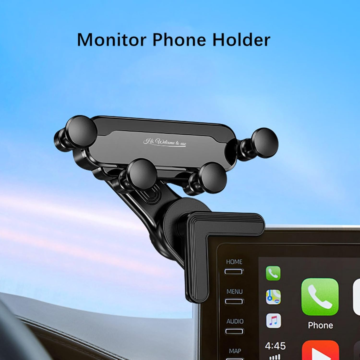 Compatible for Tesla Phone Mount Model Y/3/Cybertruck, No Glue Required, Universal Car Phone Holder for Tesla Screen, Model 3 Accessories 2024-2025, Model Y Accessories 2024 for Iphone image number 5