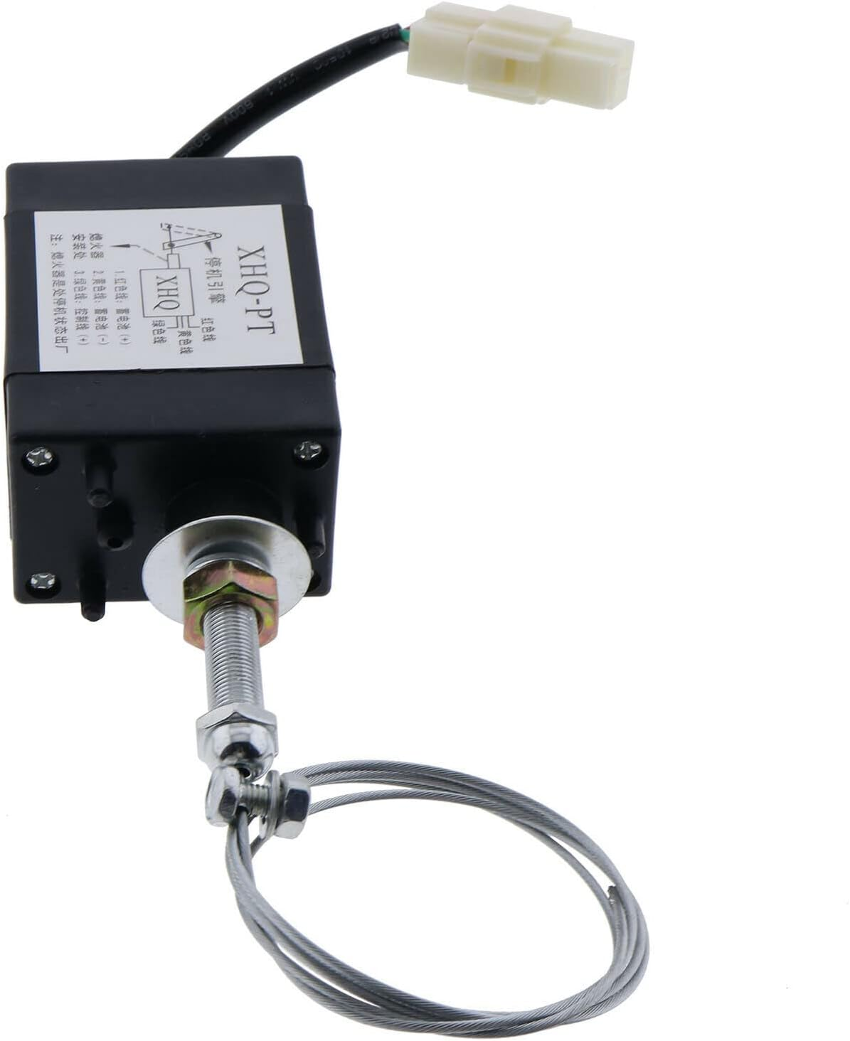 Holdwell Diesel Engine Stop Solenoid Valve Electric Throttle Adjuster XHQ-PT 12V image number 3