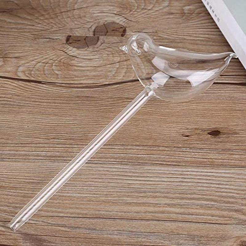 3 Pack Plant Waterer Self Watering Globes,Bird Shape Hand Blown Mini Durable Clear Glass Aqua Bulbs for Indoor Plants, Gifts for Plant Lovers image number 6