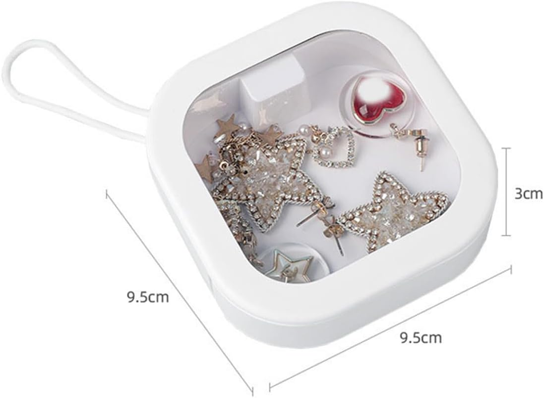 ANCLLO 2Pcs Hair Tie Organizer Holder Box Jewelry Organizer Hair Accessory Storage Containers image number 6