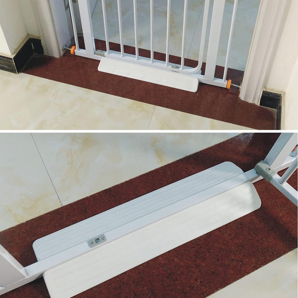 Riin Extra Tall 150Cm Pet Security Gate Metal Safety Guard Tension Pressure Mounted for Dog Cat Kitten Adjustable Width Range 129-135Cm Largest Gap between Bars 42Mm Model A41 image number 3