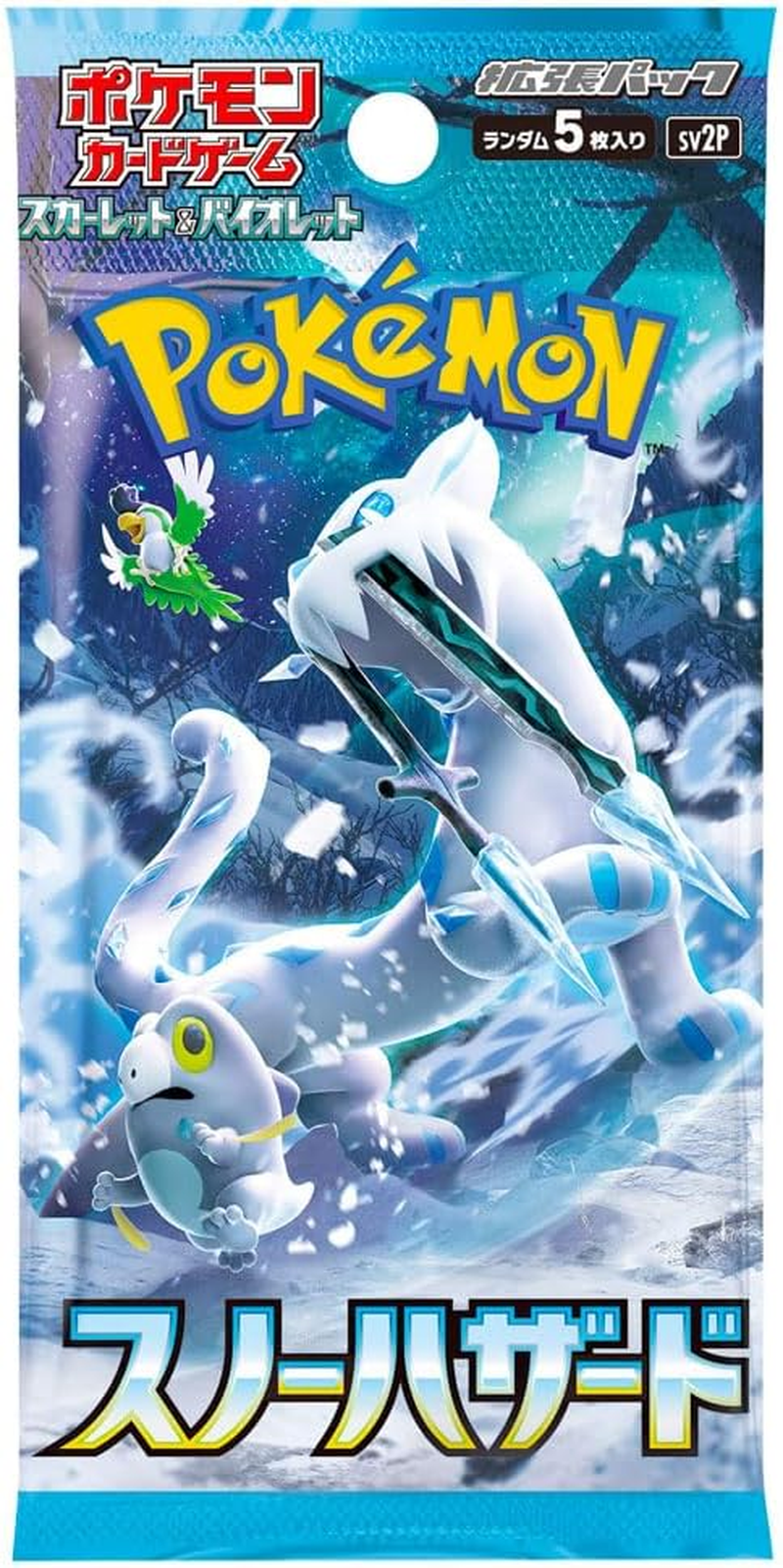 Pokemon Snow Hazard SV2P Booster Pack - Japanese Pokemon TCG, Scarlet,Violet