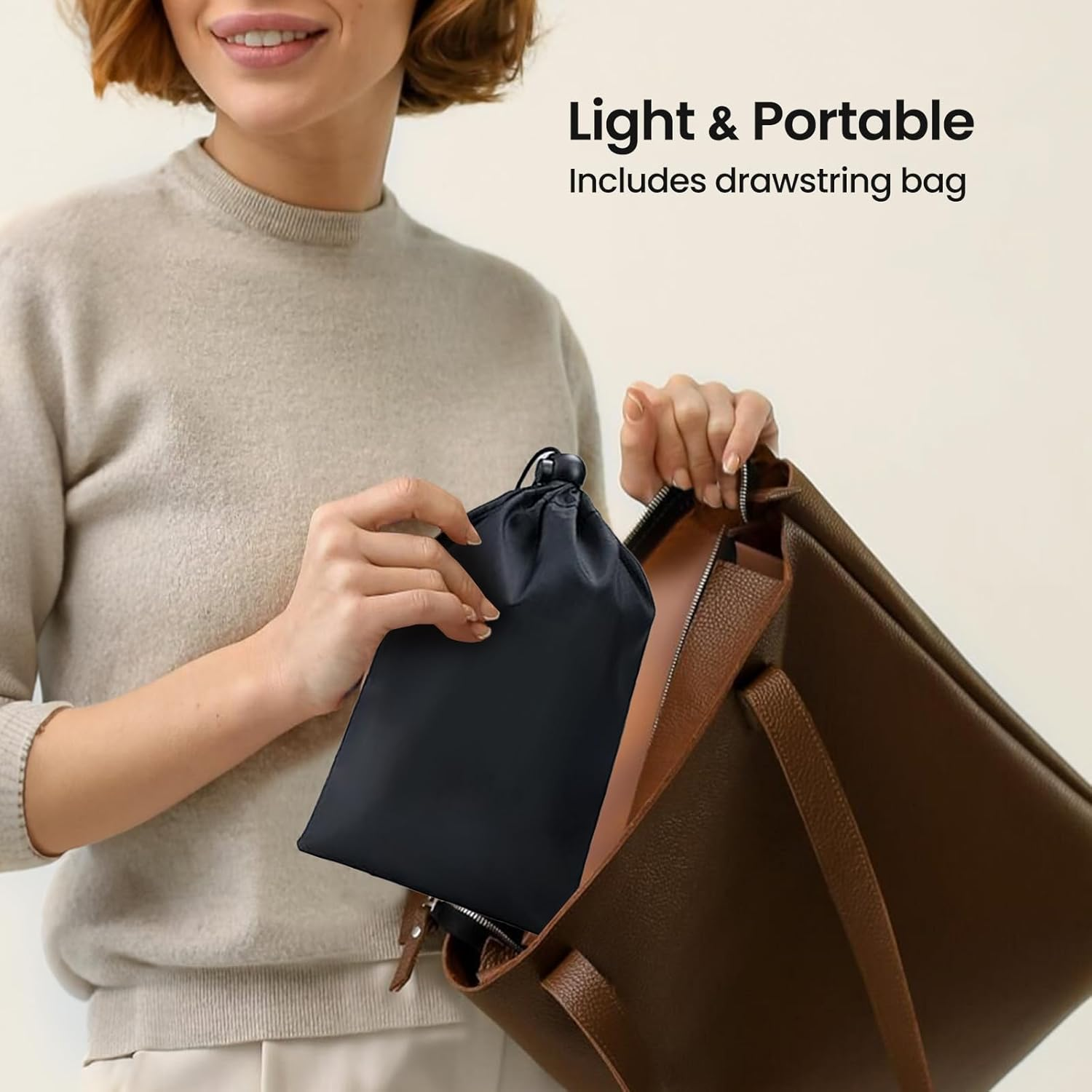 Ergear Foot Hammock for Plane, Wide Airplane Foot Rest with Hardboard Support, Portable Adjustable Foot Hammock, Travel Accessories for Long Flight image number 4