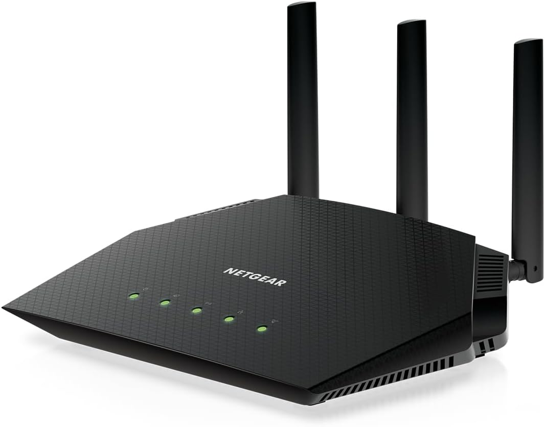 NETGEAR RAX50-100APS AX5400 Nighthawk 6-Stream 5.4Gbps Dual-Band Wifi 6 Router, Black image number 2