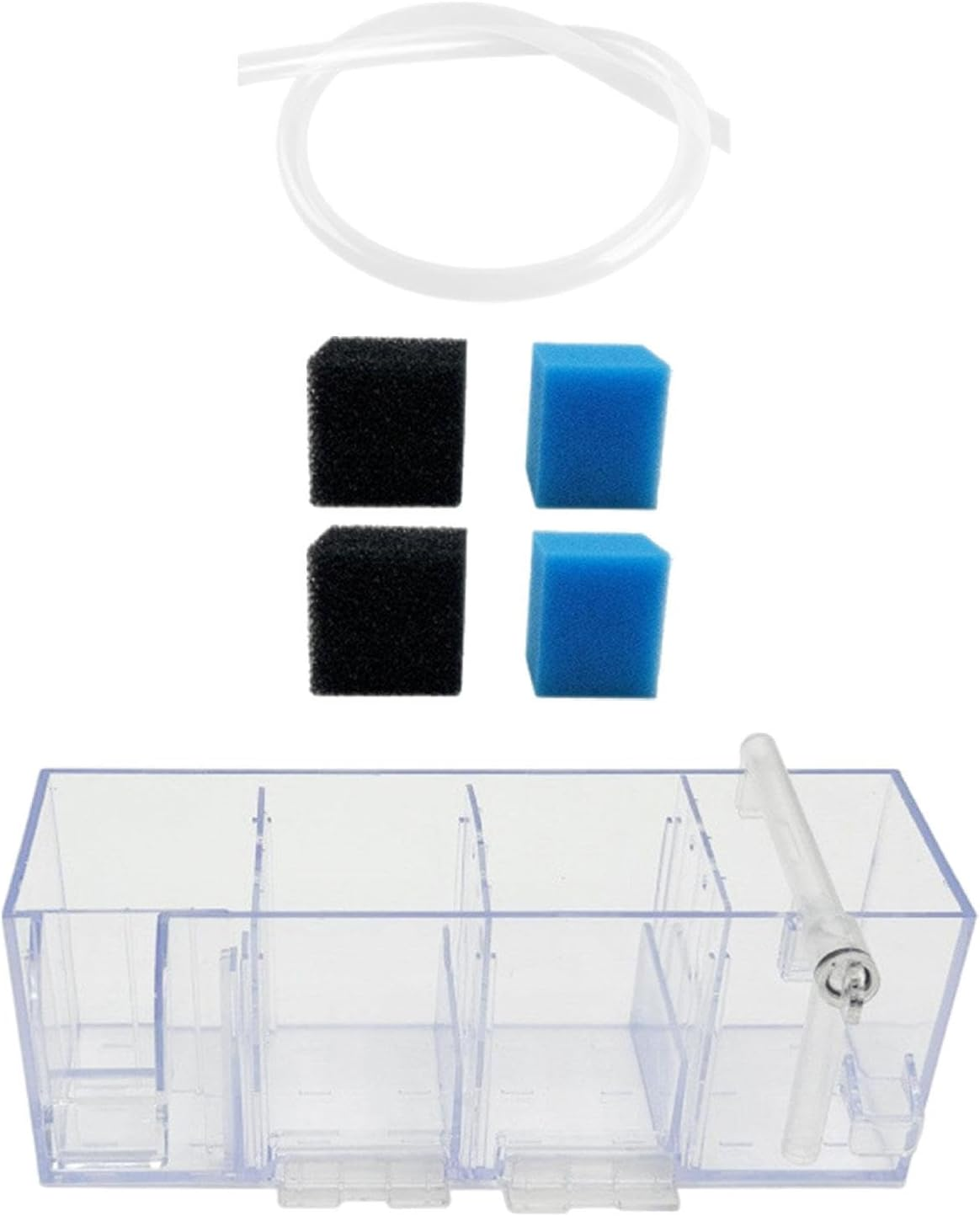 Perfk Fish Tank External Filter Box Water Purifier Sturdy Quiet Aquarium Accessories Aquarium Hang on Back Filter Filtration System, A image number 1