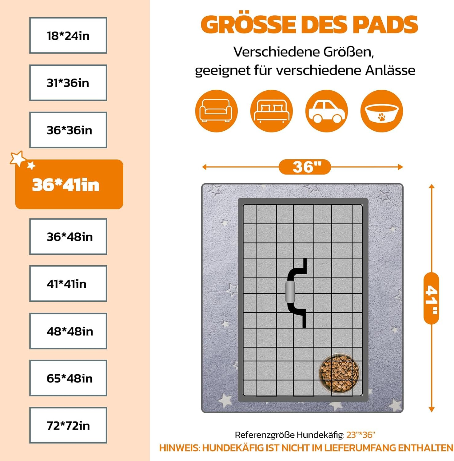 PICK for LIFE Pet Urine Mat, Washable Puppy Pads Mat for Dogs, Quick Absorbent, Pet Hygiene Mat for Puppies, Old or Incontinent Dogs, 70 X 100 Cm image number 6