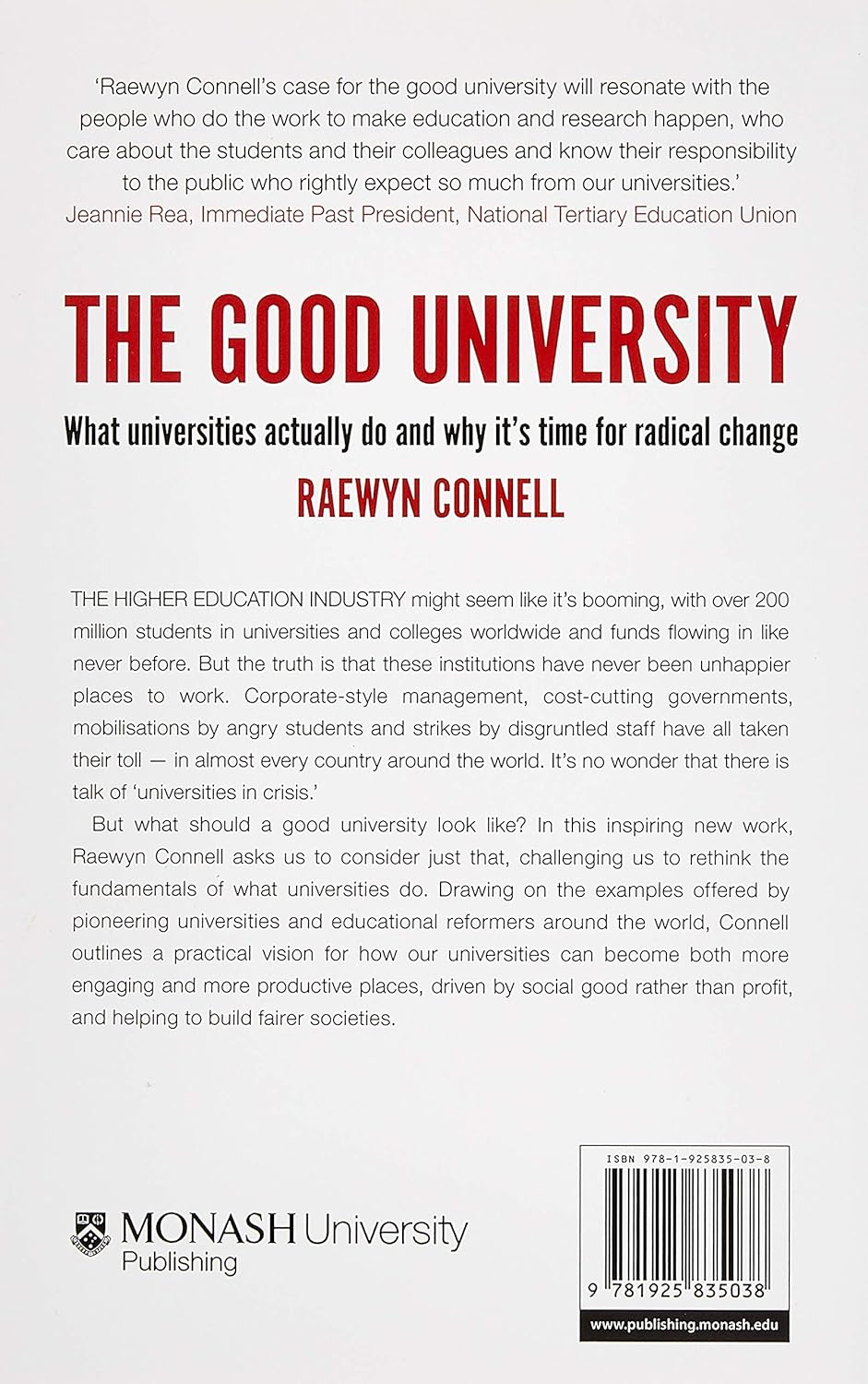 The Good University: What Universities Actually Do and Why It'S Time for Change image number 2