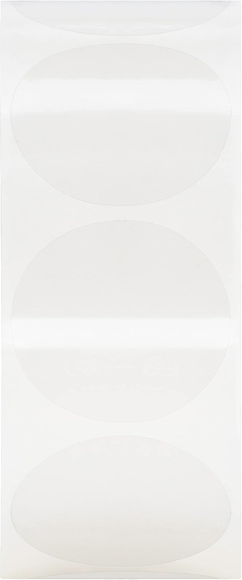 Hybsk Clear round Stickers 1000Pcs Circle Clear Sticker Retail Package Seals 1 Inch Transparent Circle Stickers Labels image number 3