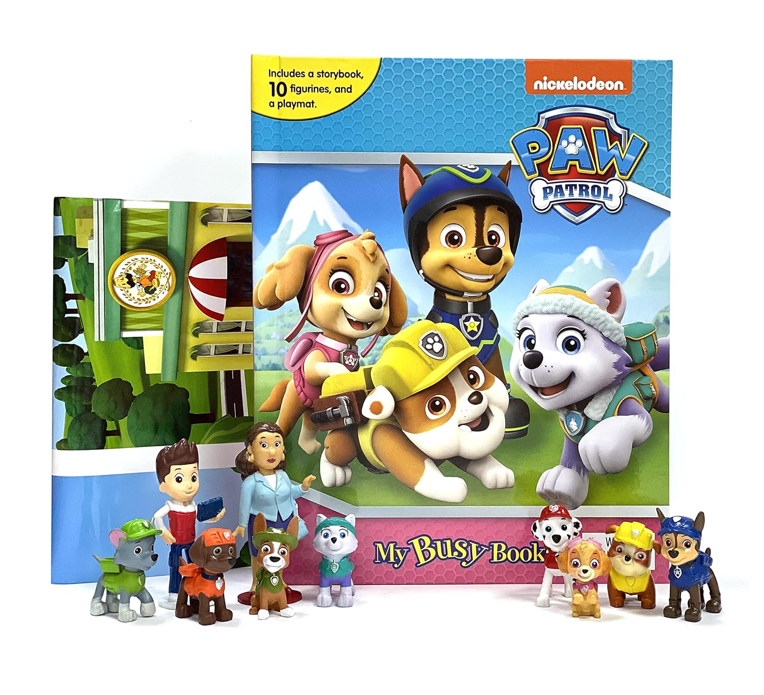 Paw Patrol My Busy Books - Storybook, 10 Figurines, Playmat: with Storybook, 10 Figurines and a Playmat image number 5