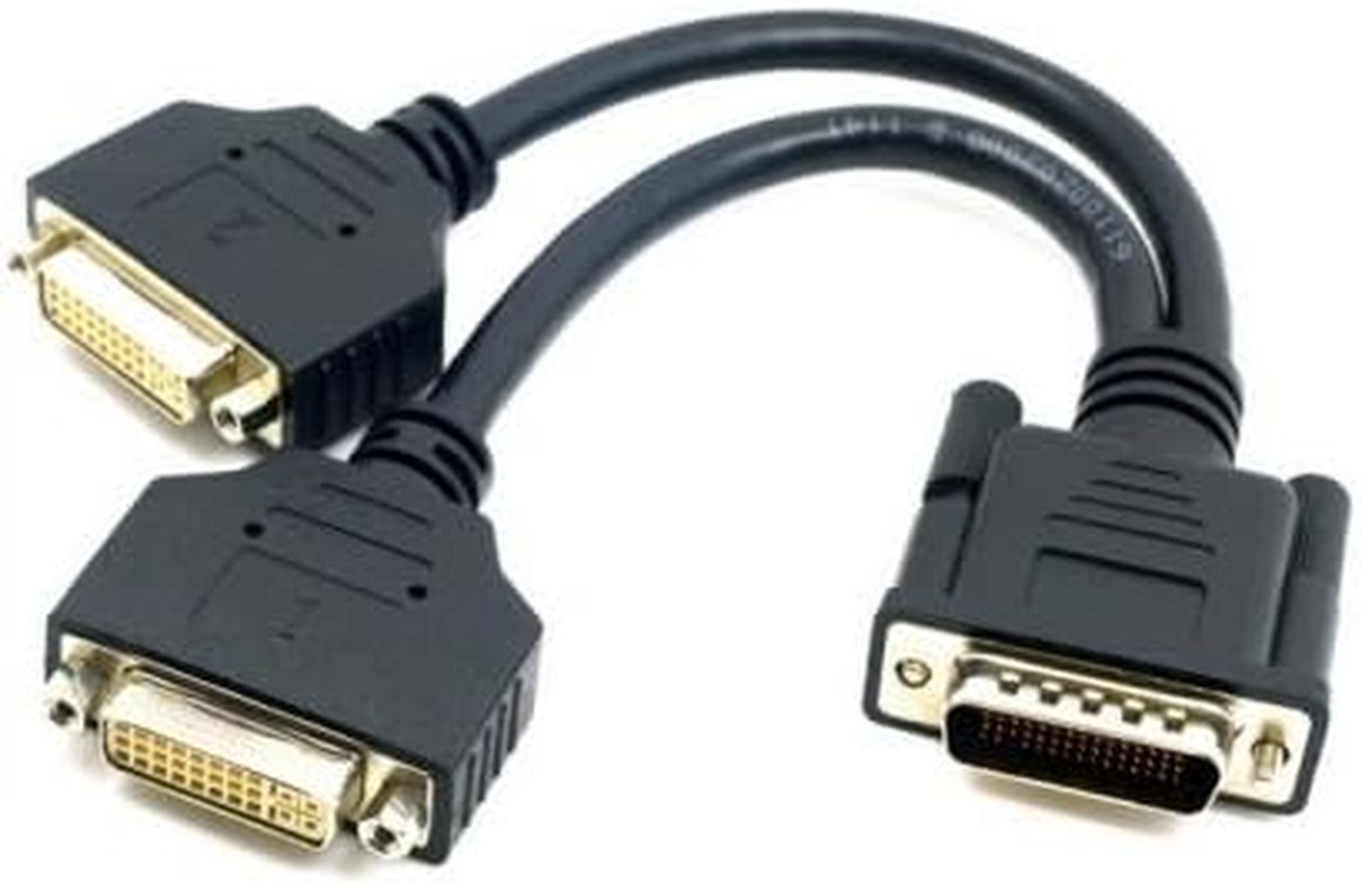 Cablecc Dms-59Pin Male to Dual HDMI 1.4 HDTV Female Splitter Extension Cable for PC Graphics Card DB-025-026-027-028-033-LIST DMS to HDMI+HDMI