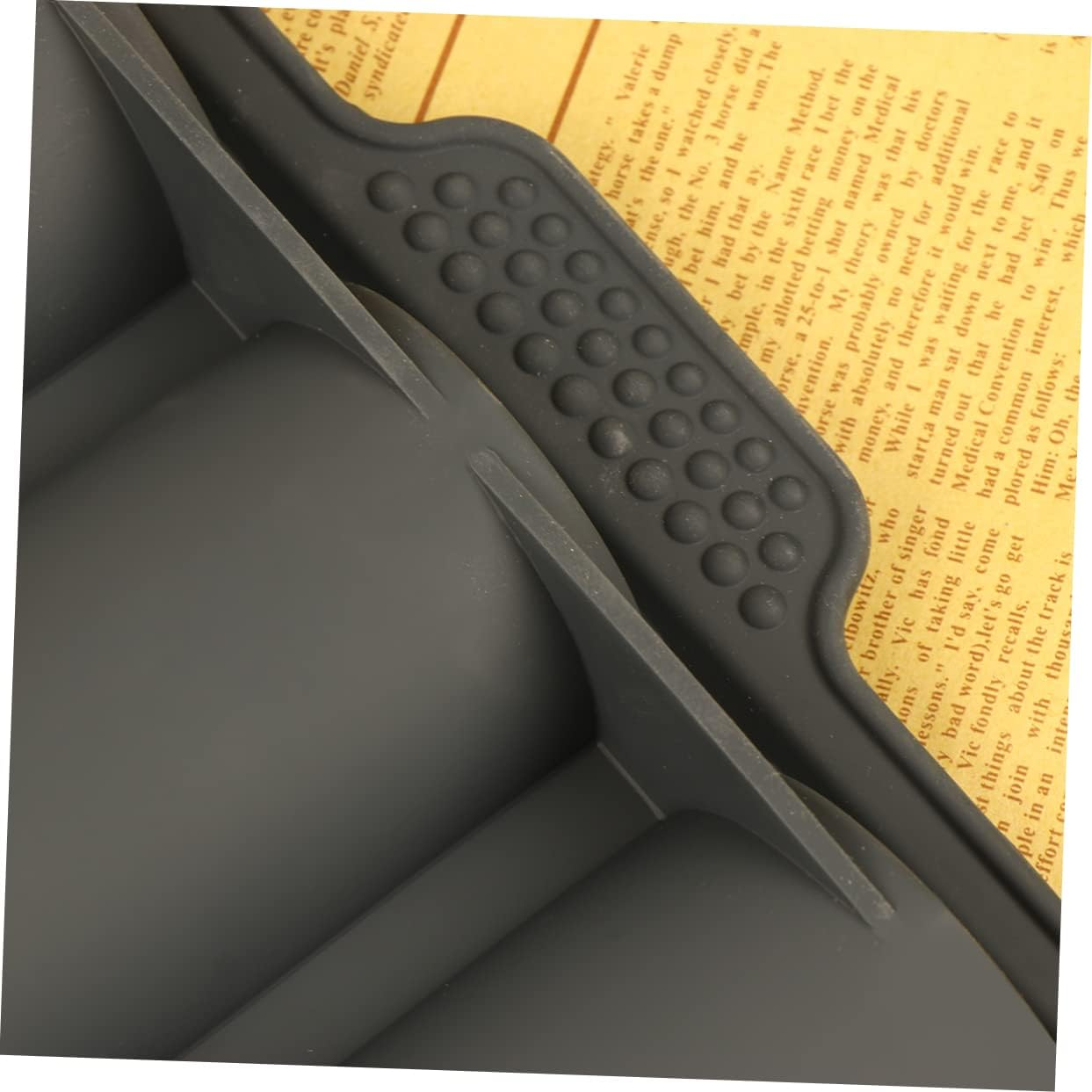 DOITOOL Silicone Loaf Pan Baking Mould Baking Tray for Home Kitchen 3 Slots Bread Baking Pan No-Stick Wave Stick Bread Stick Accessory - Green image number 7