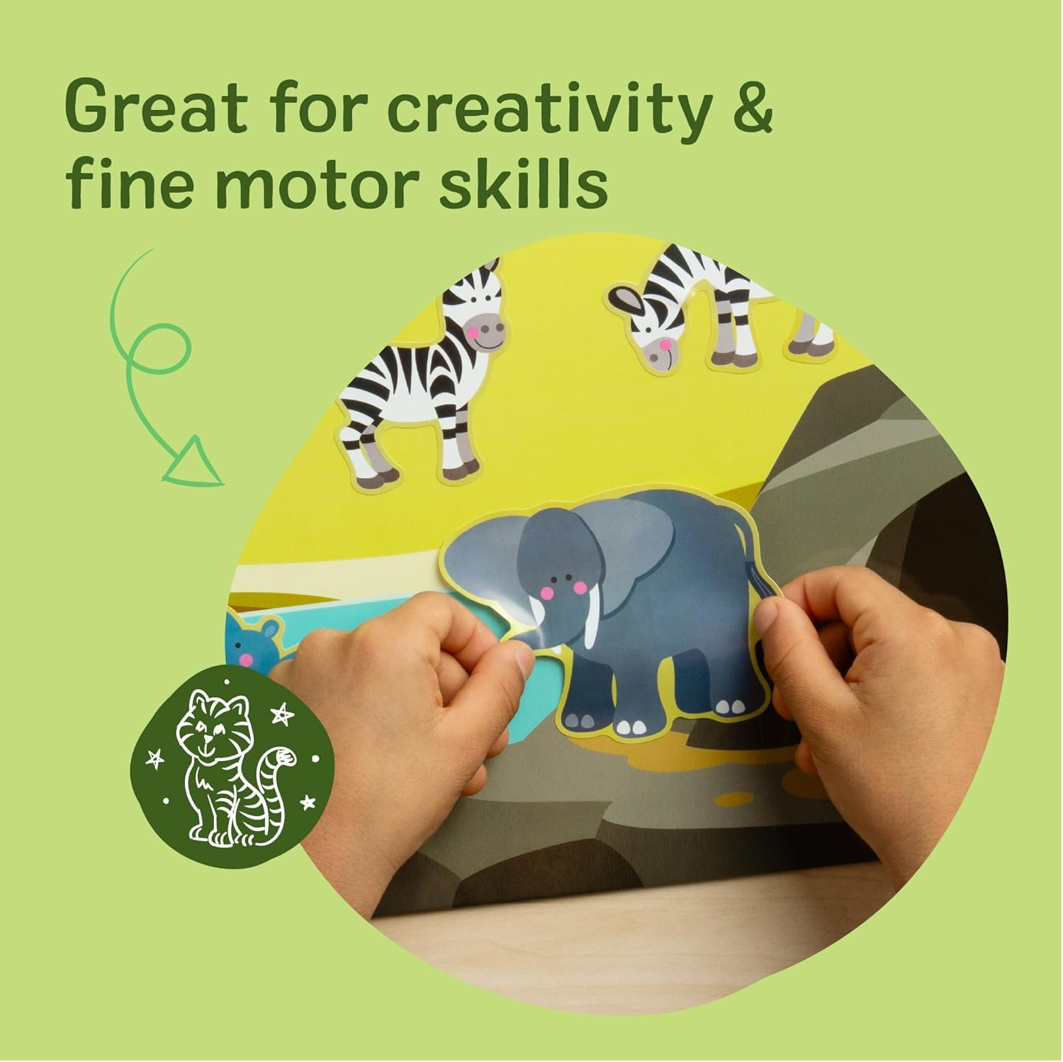 Melissa and Doug - Reusable Sticker Pad - Habitats image number 2