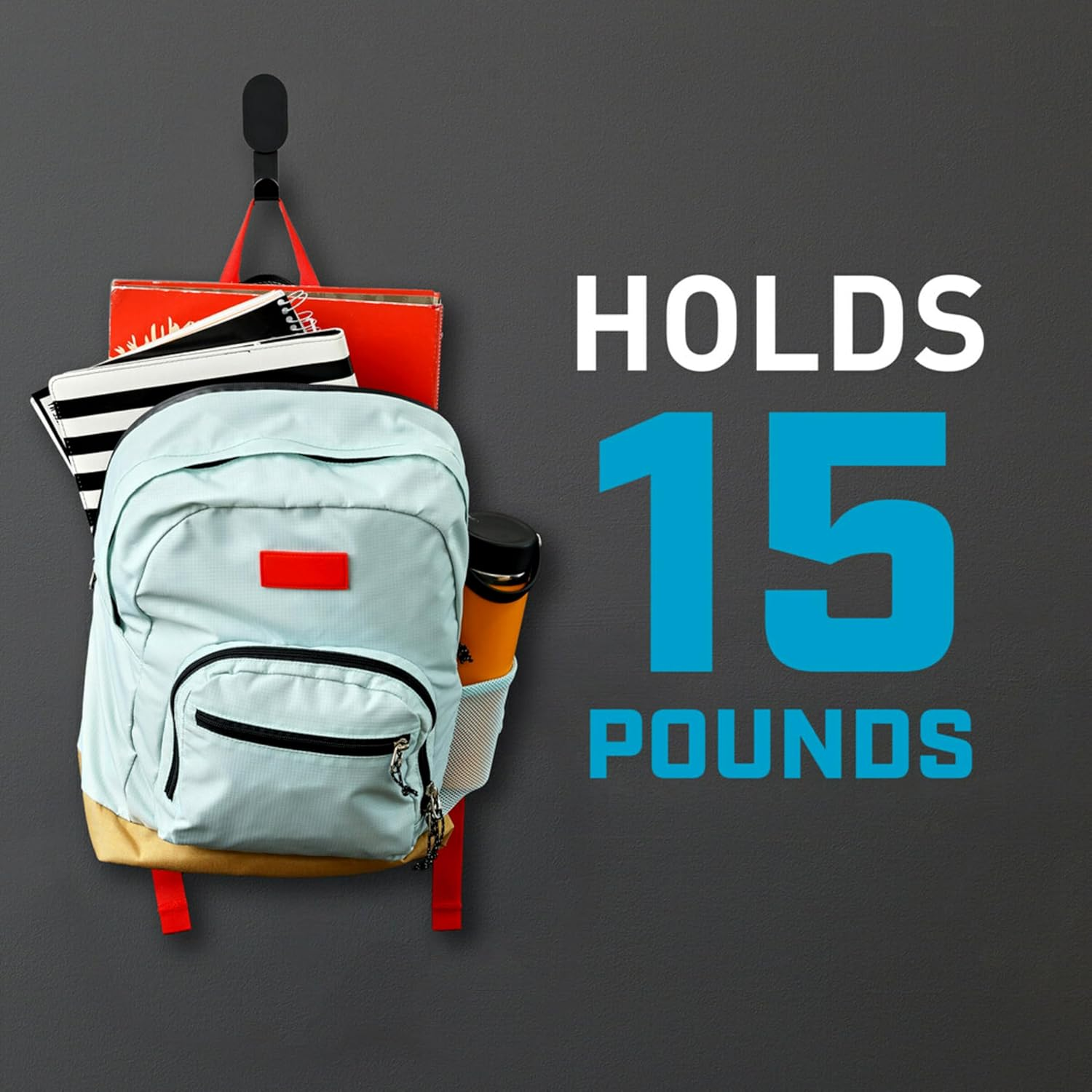 3M 3DH15SLV-2ESF Claw Hooks, Medium, Silver image number 5