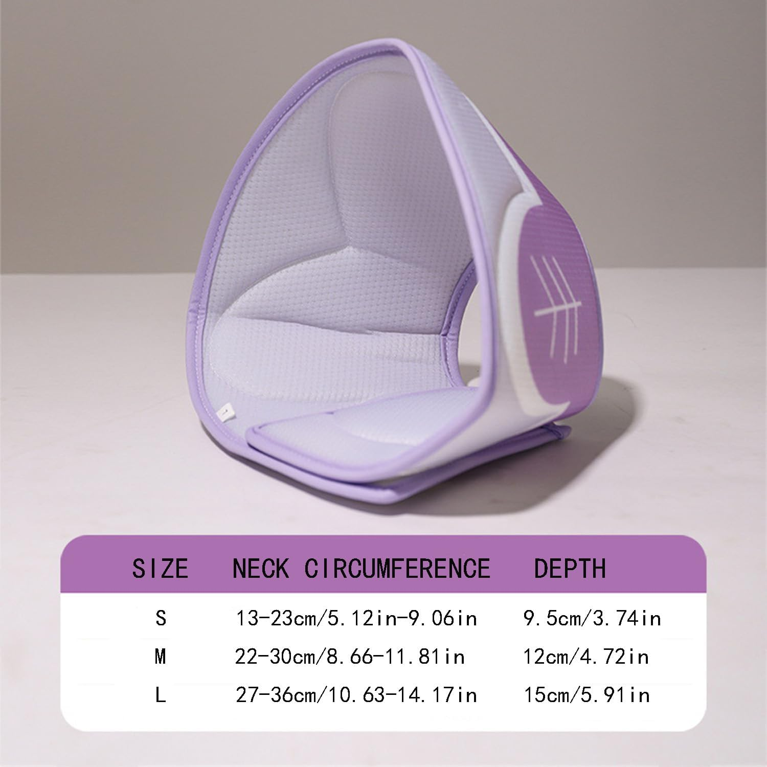 Cat Cone Collar to Stop Licking, Adjustable Elizabethan Collars, Soft Pet Recovery Collar for Kitten, Breathable Mesh Cat Cone after Surgery, Cat E Collar Prevent from Scratching Wounds(M) image number 5