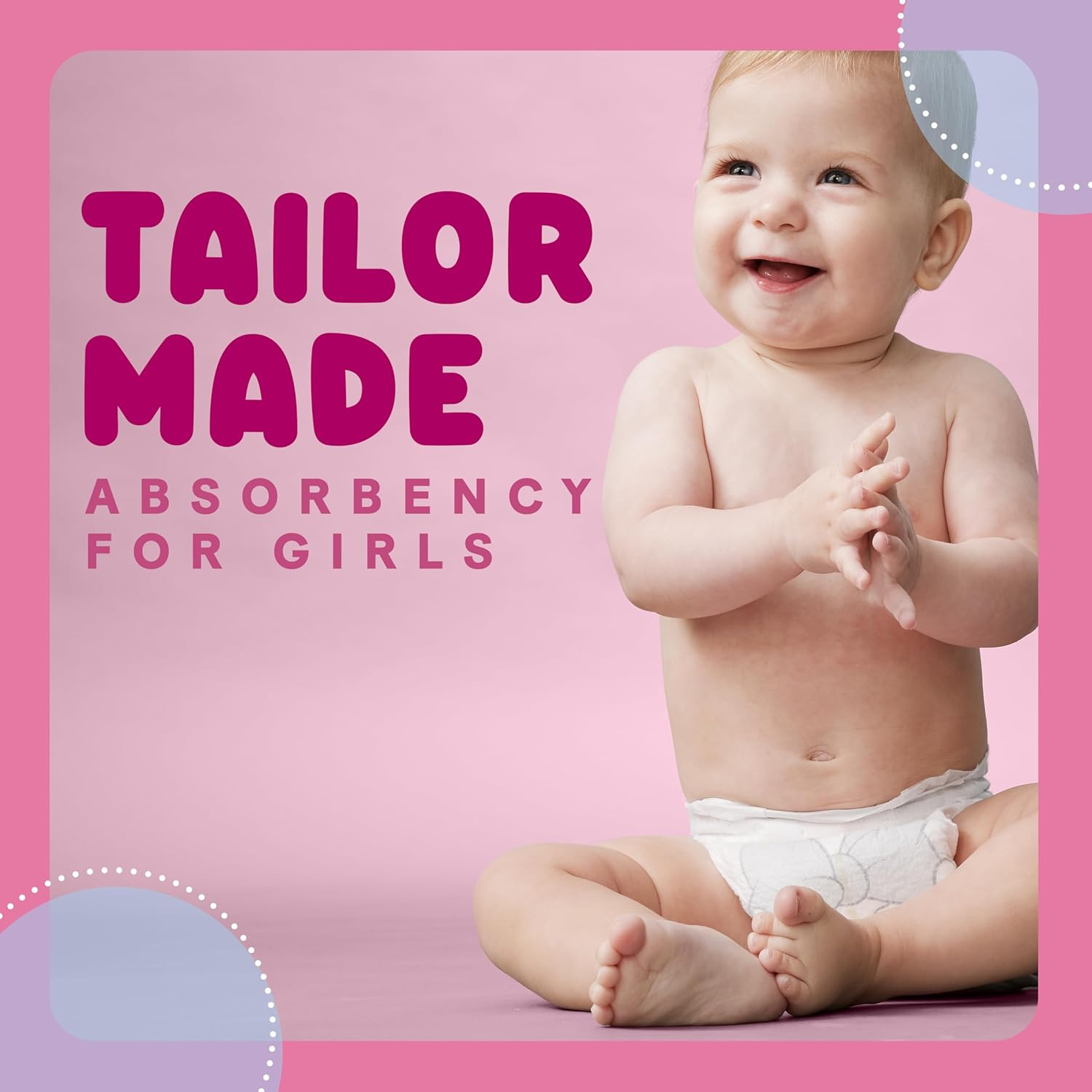 Huggies Ultra Dry Nappies Girls Size 4 (10-15Kg) 144 Count - One Month Supply (Packaging May Vary) image number 2