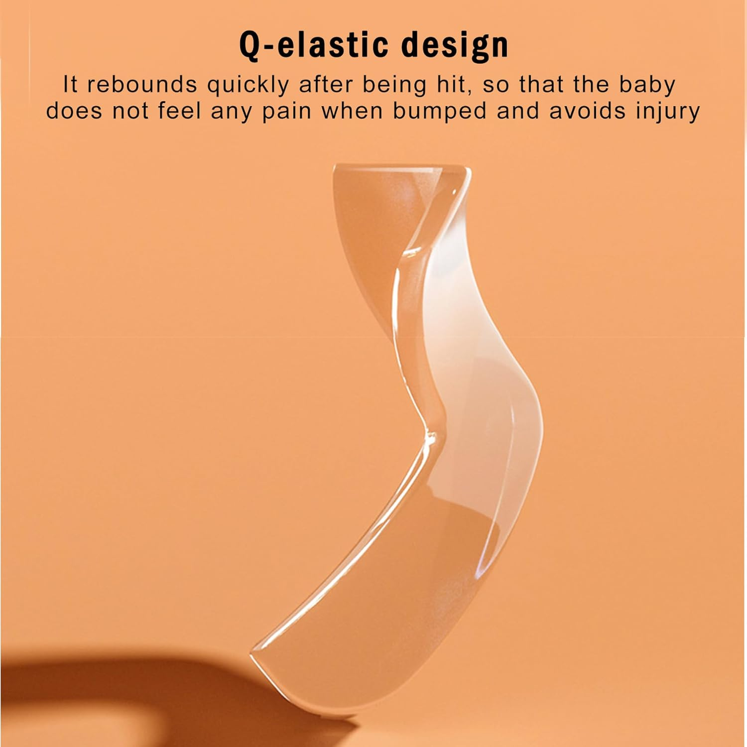 12 Pack Premium Baby Proof Corner Protectors &ndash; Transparent Soft Edge Bumpers with Strong Adhesive, 6 L-Shaped & 6 round Furniture Corner Guards for Kids and Toddlers Safety image number 6