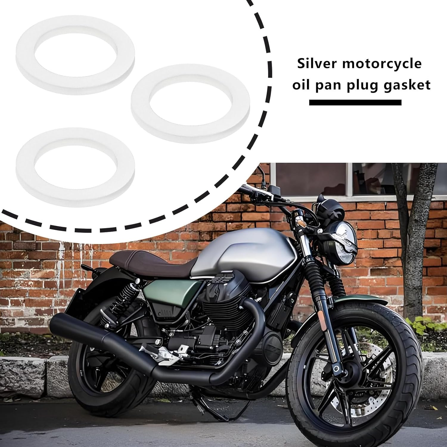 SG Store 10Pcs Sump Plug Aluminium Washer Oil Drain Plug Gasket 18Mm X 12Mm X 1.5Mm 420.2.001.7A 42020017A Compatible with Aprilia AF1 125 1988-1993 image number 6