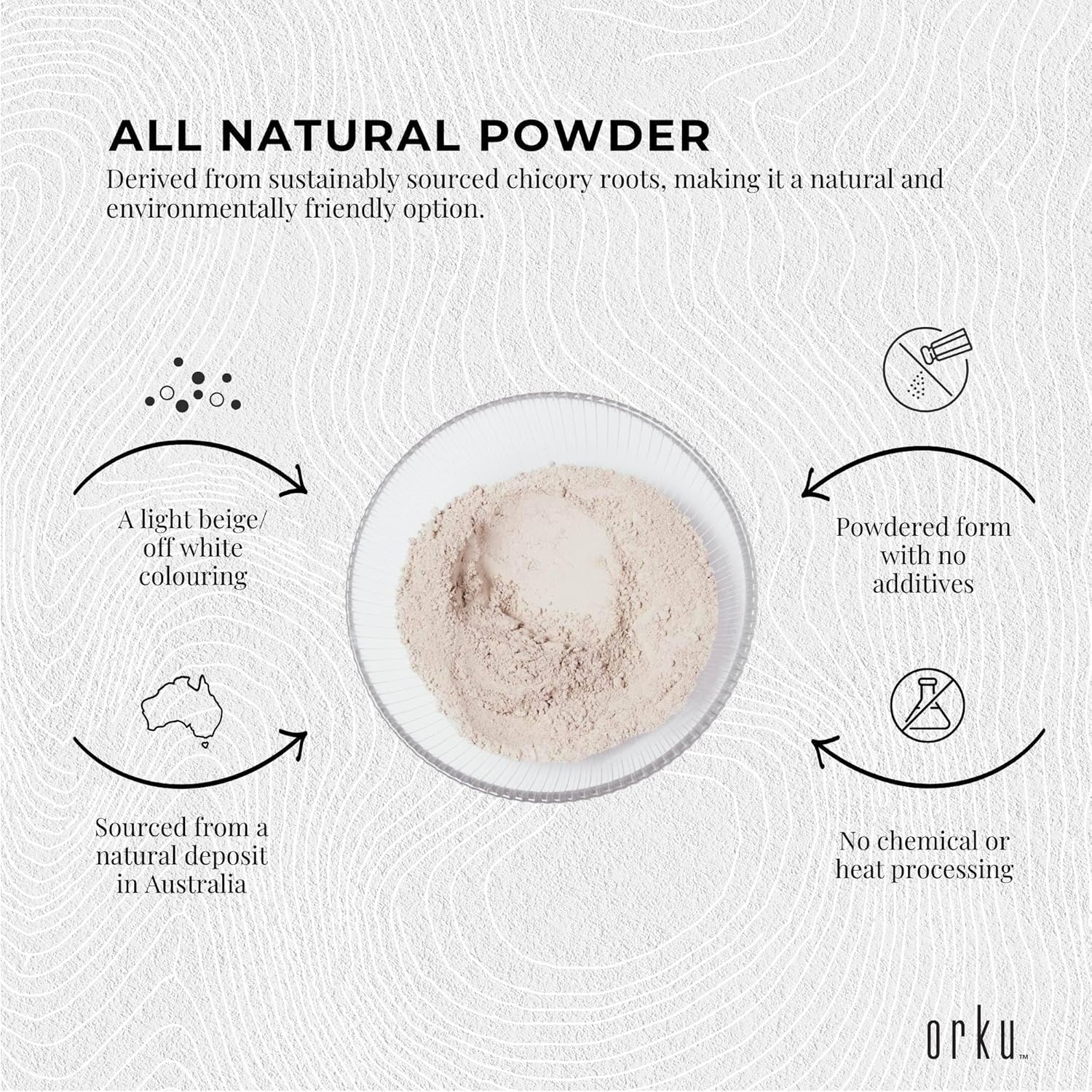 2Kg Organic Sodium Bentonite Clay Powder - Cosmetic Montmorillonite image number 1