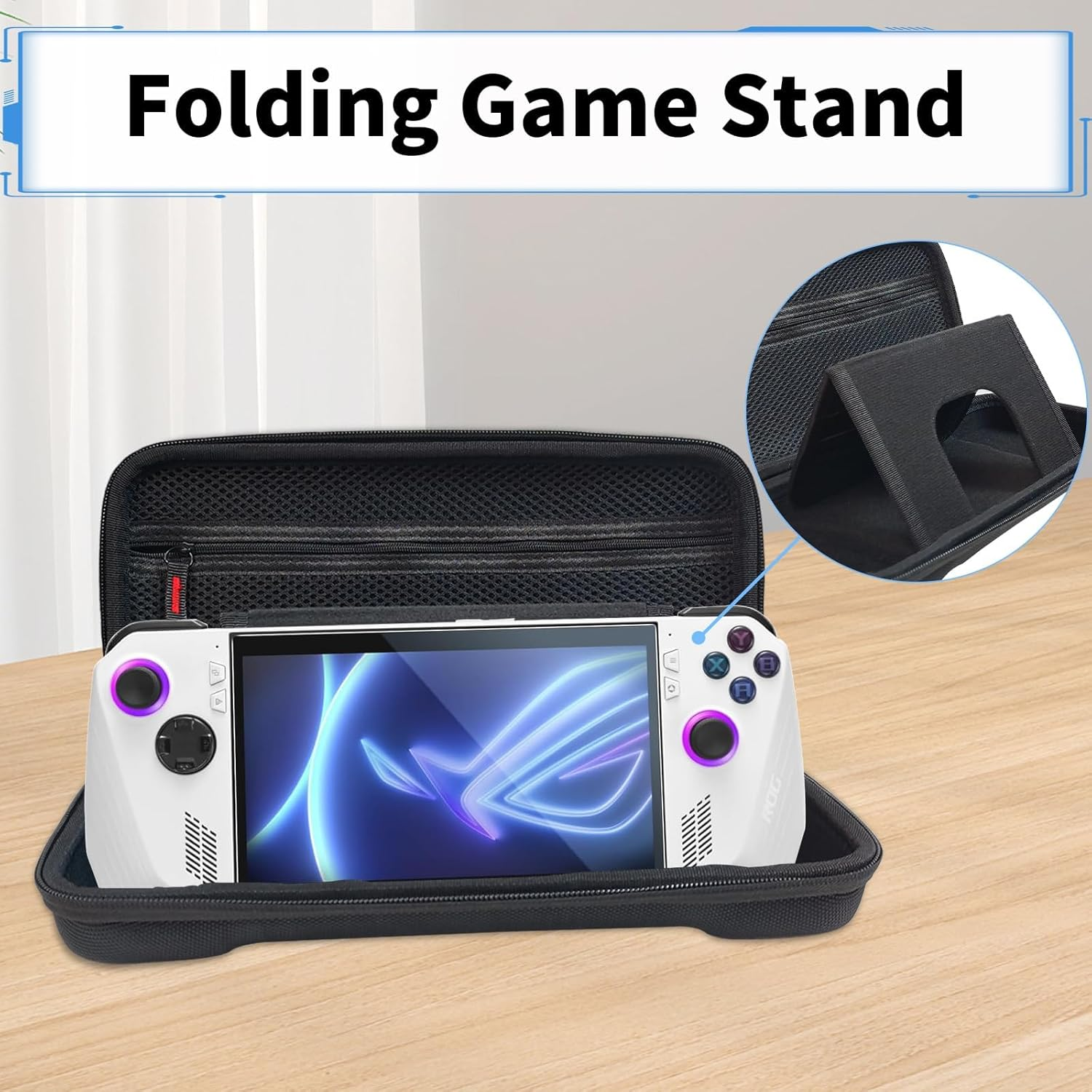 For ROG Ally Carrying Hard Case for ASUS Console & Accessories - Large Capacity Full Protection Portable Handheld Travel image number 1