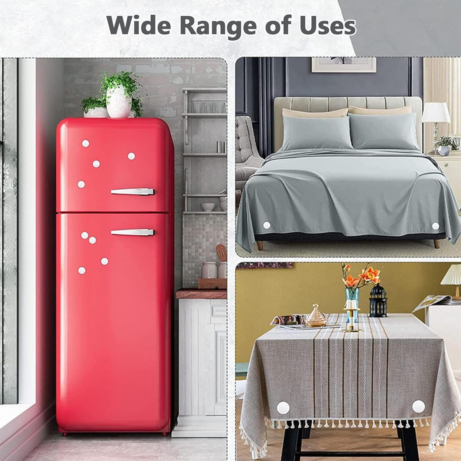 THJOPOKEEL 12Pcs Magnetic Shower Curtain Weights Shower Curtain Magnets Reusable Magnetic Shower Liner Weights Heavy-Duty Magnetic for Bathroom Curtain Outdoor Flag Tablecloths Waterproof White