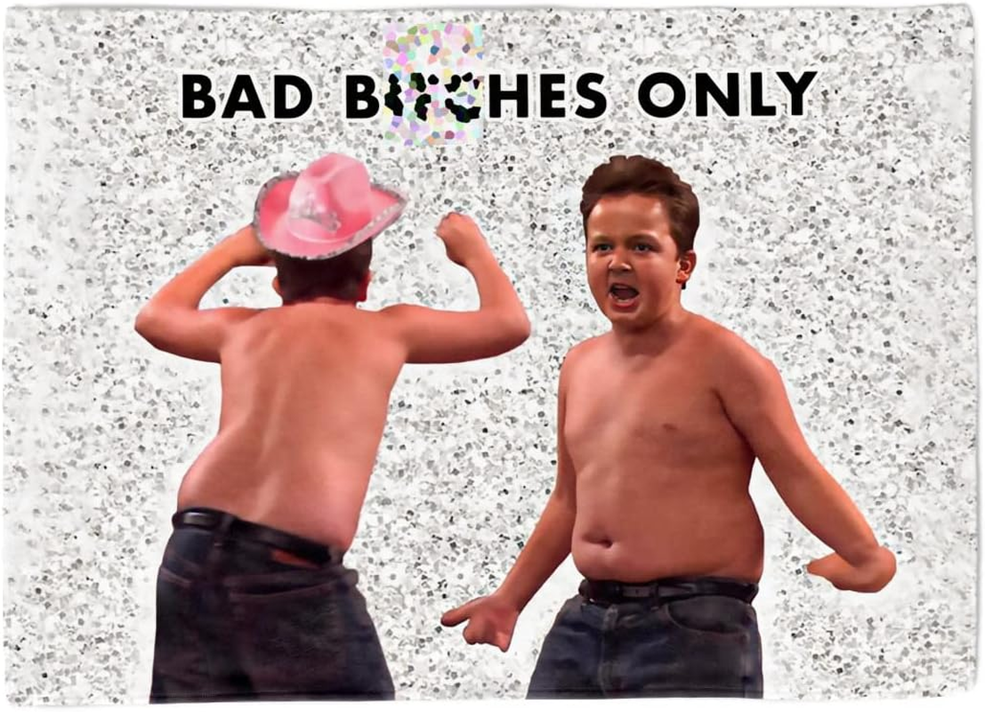 GOLEHS Gibby Bad Es Only Tapestry with Easy Hanging Kit, Funny Flag for College Dorm, Available in Sizes from 40" to 90", Skin-Friendly Soft High-Definition Meme Tapestry(Size:40"&times;30") image number 3